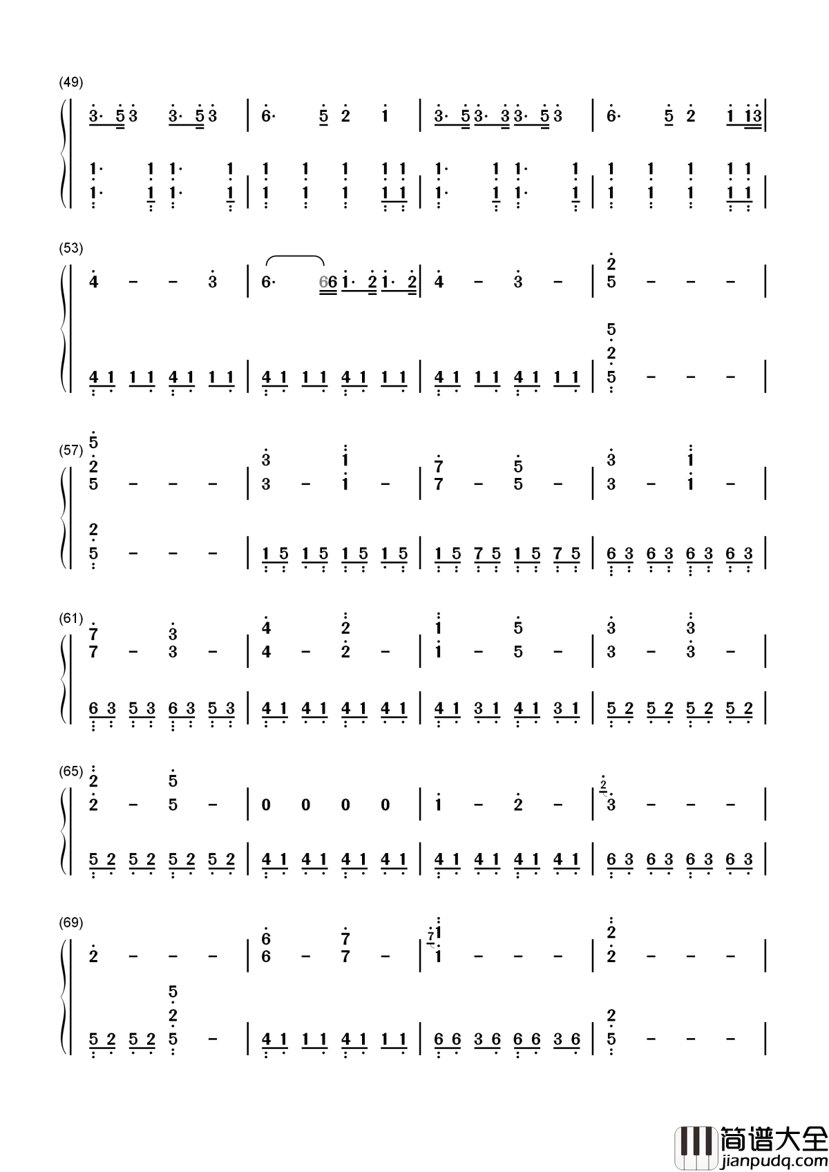 A_Thousand_Years简谱__Christina_Perri__暮光之城_破晓的插曲，那些年我们的吸血鬼故事