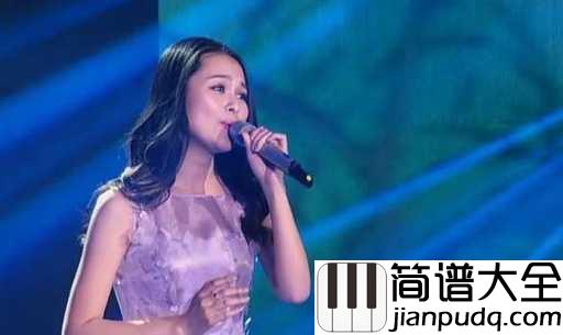 在水一方简谱_媲美邓丽君她用一首在水一方,征服了所有人~