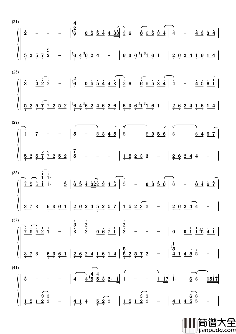 Reason简谱__정일영_(郑日英)__蓝色生死恋插曲,凄美恋歌,死亡也不能将我们分离...