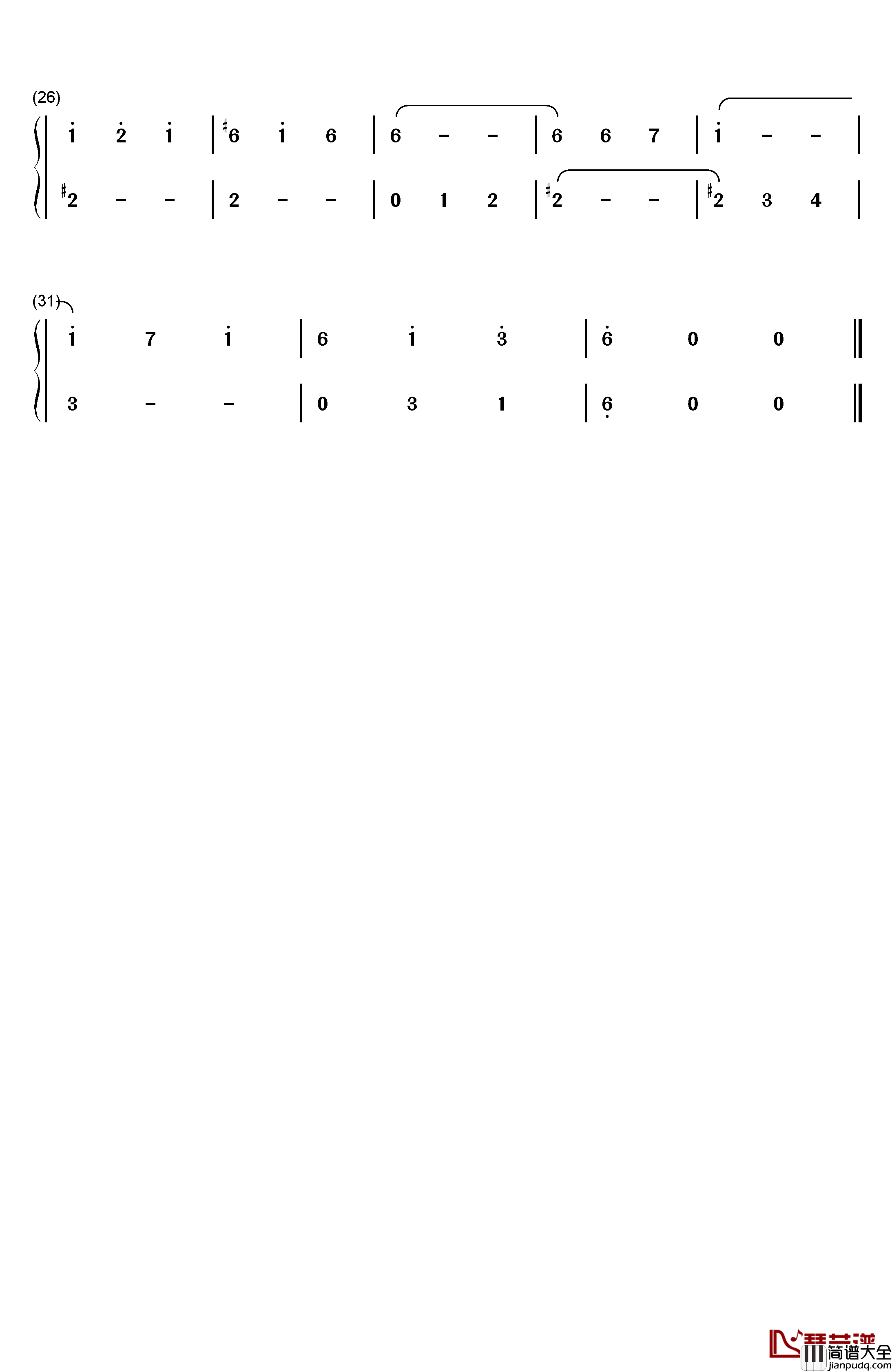 圆舞曲钢琴简谱_数字双手_肖斯塔科维奇