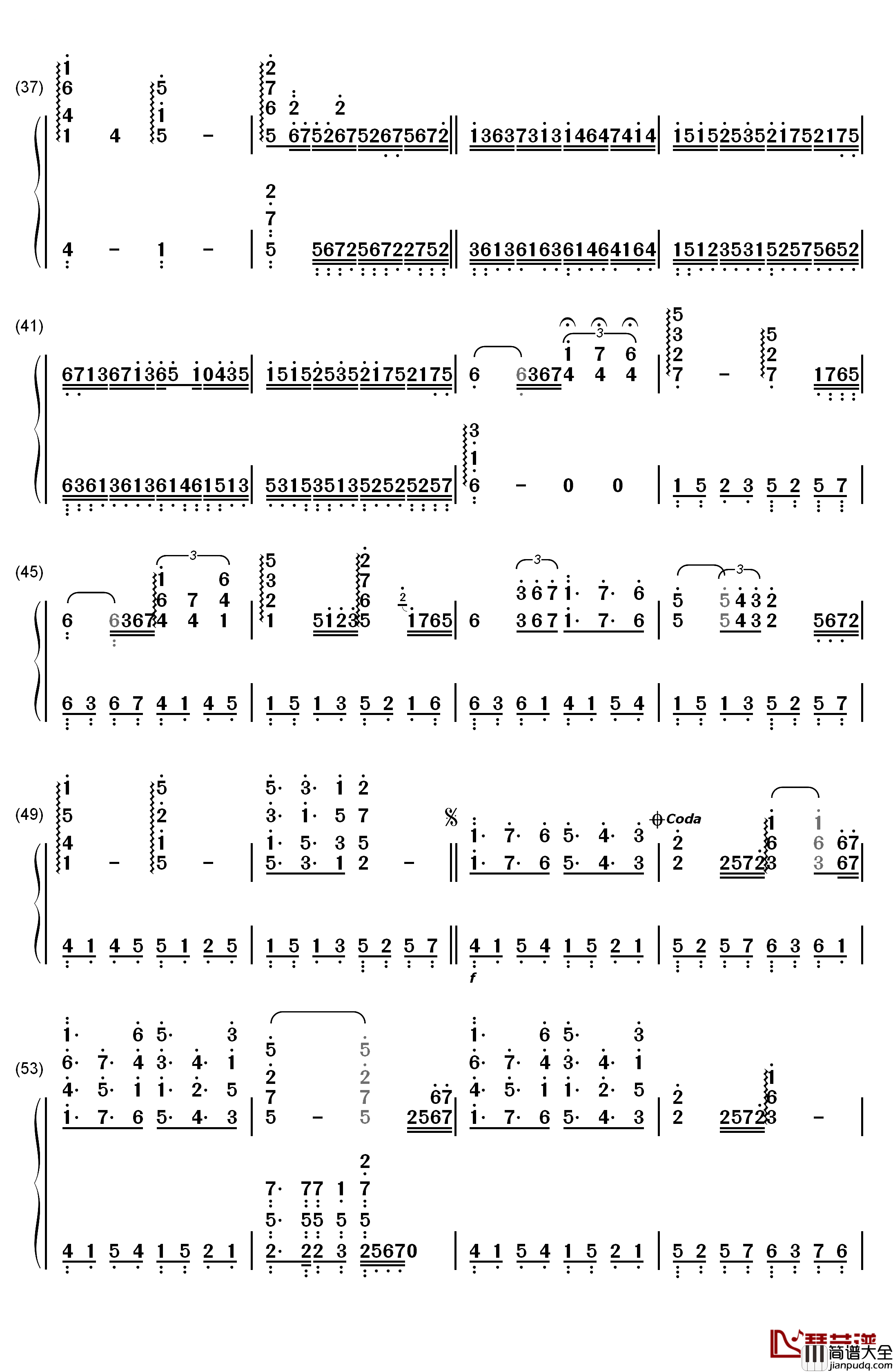 A_New_Day_Has_Come(真爱来临)钢琴简谱_数字双手_Celine_Dion