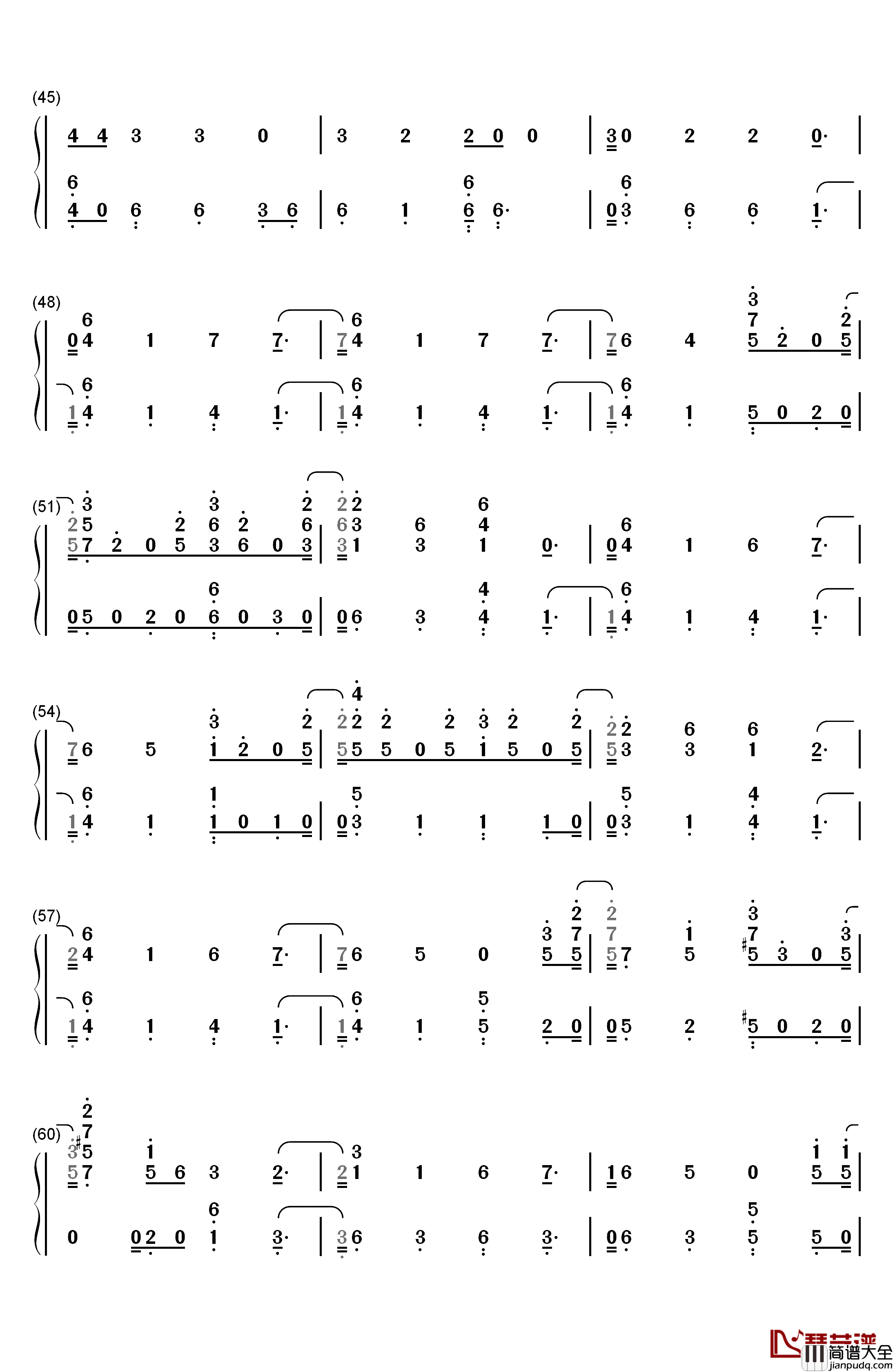 Sick_Boy钢琴简谱_数字双手_The_Chainsmokers