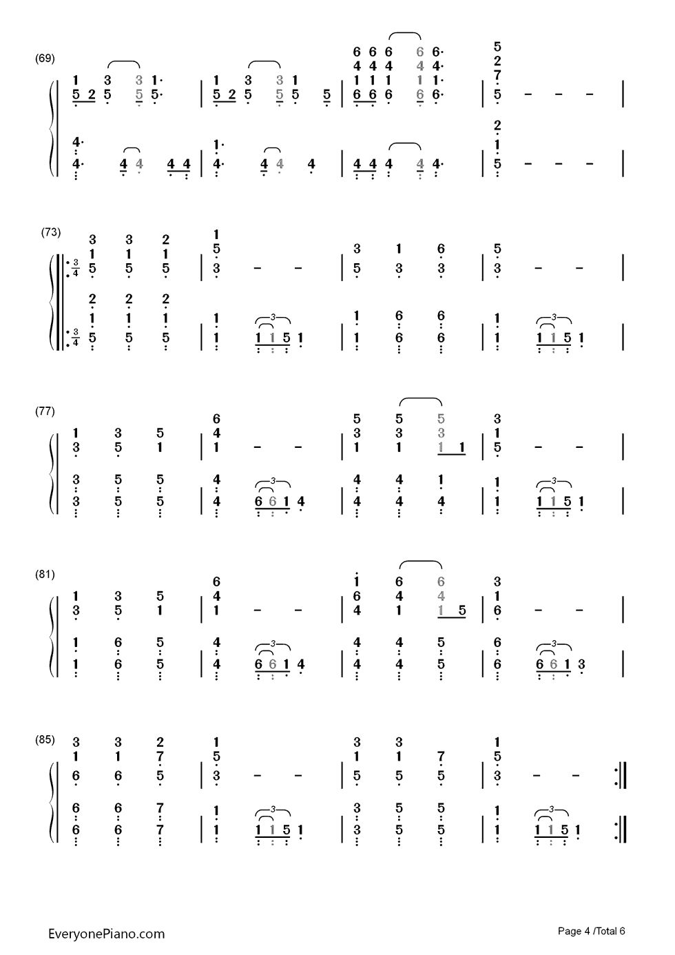 Christmas_Lights钢琴简谱_数字双手_Coldplay