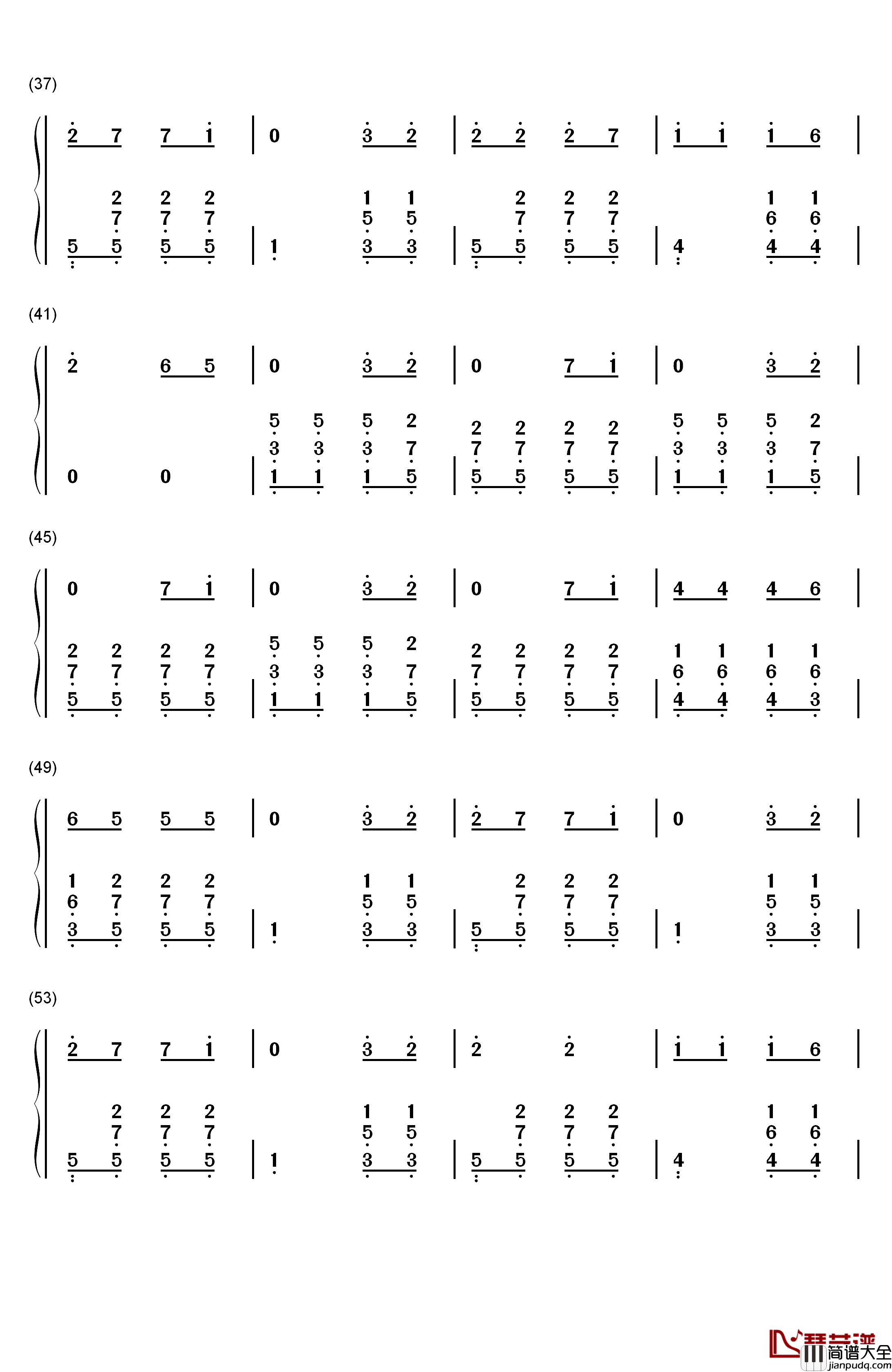 Youngblood钢琴简谱_数字双手_Green_Day