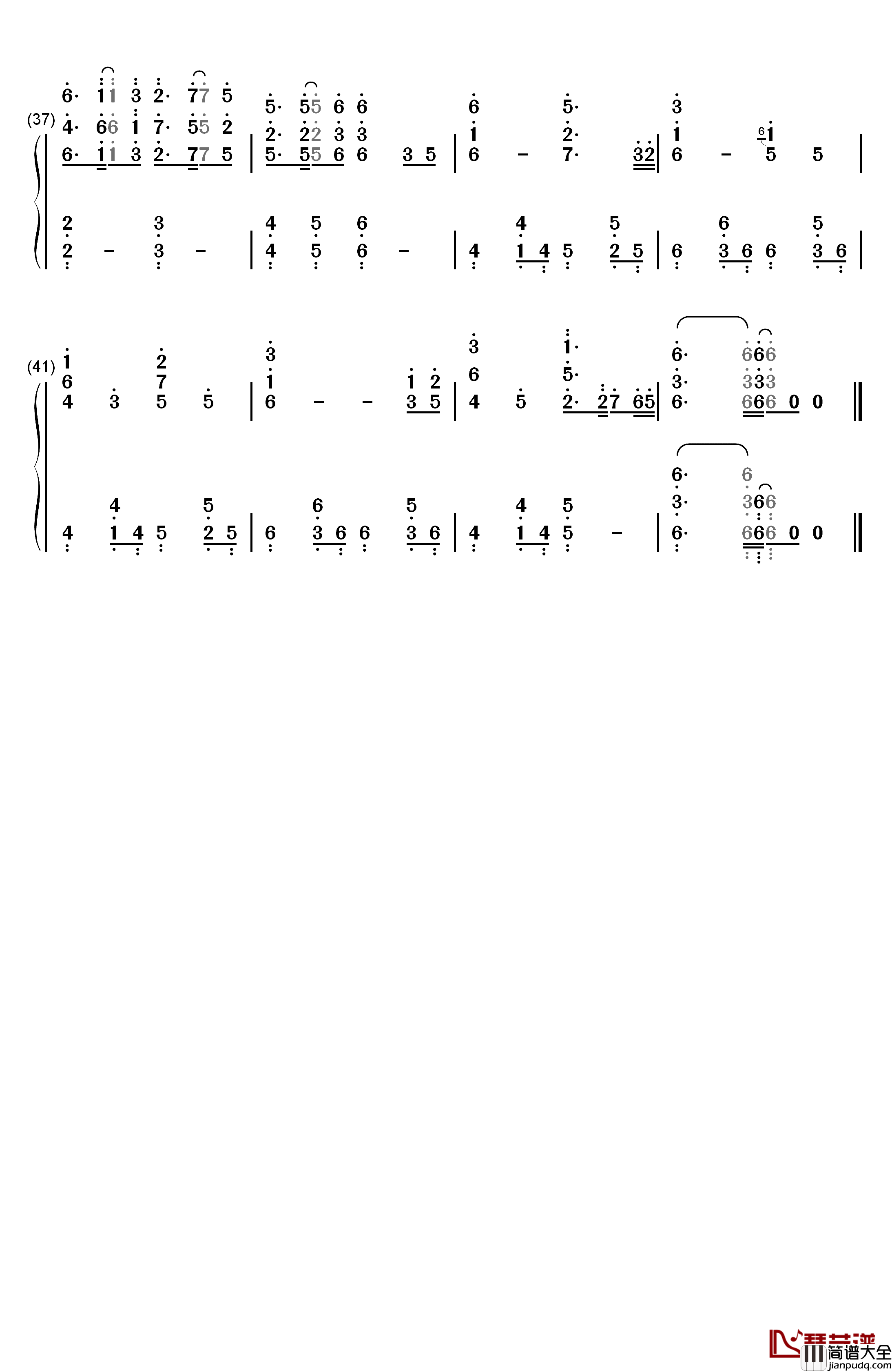Butterfly_Kisses(蝴蝶之吻)钢琴简谱_数字双手_米仓千寻