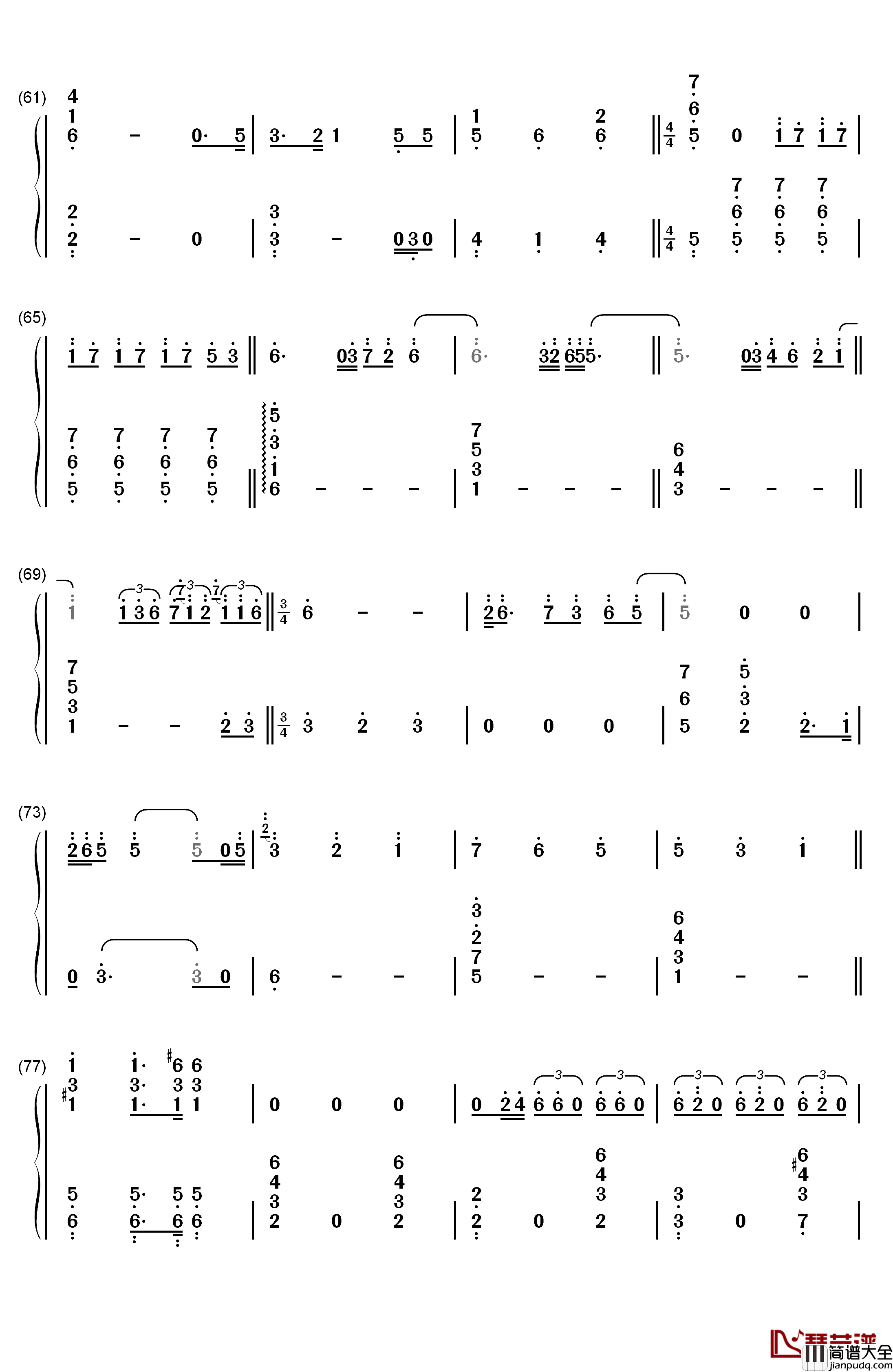 Our_Love钢琴简谱_数字双手_Brian_Culbertson