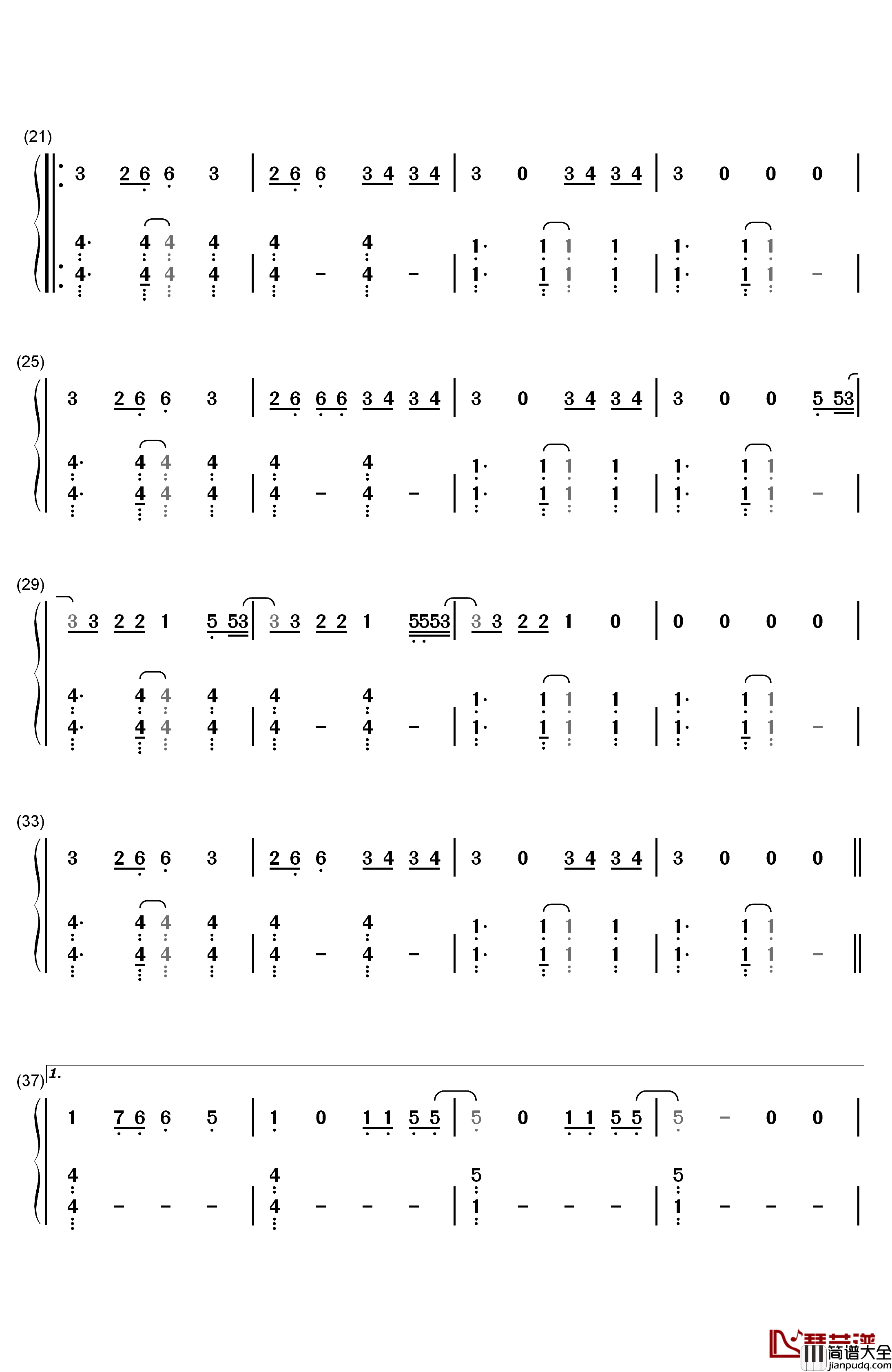 I_Wanna_Know钢琴简谱_数字双手_蔡依林_Alesso