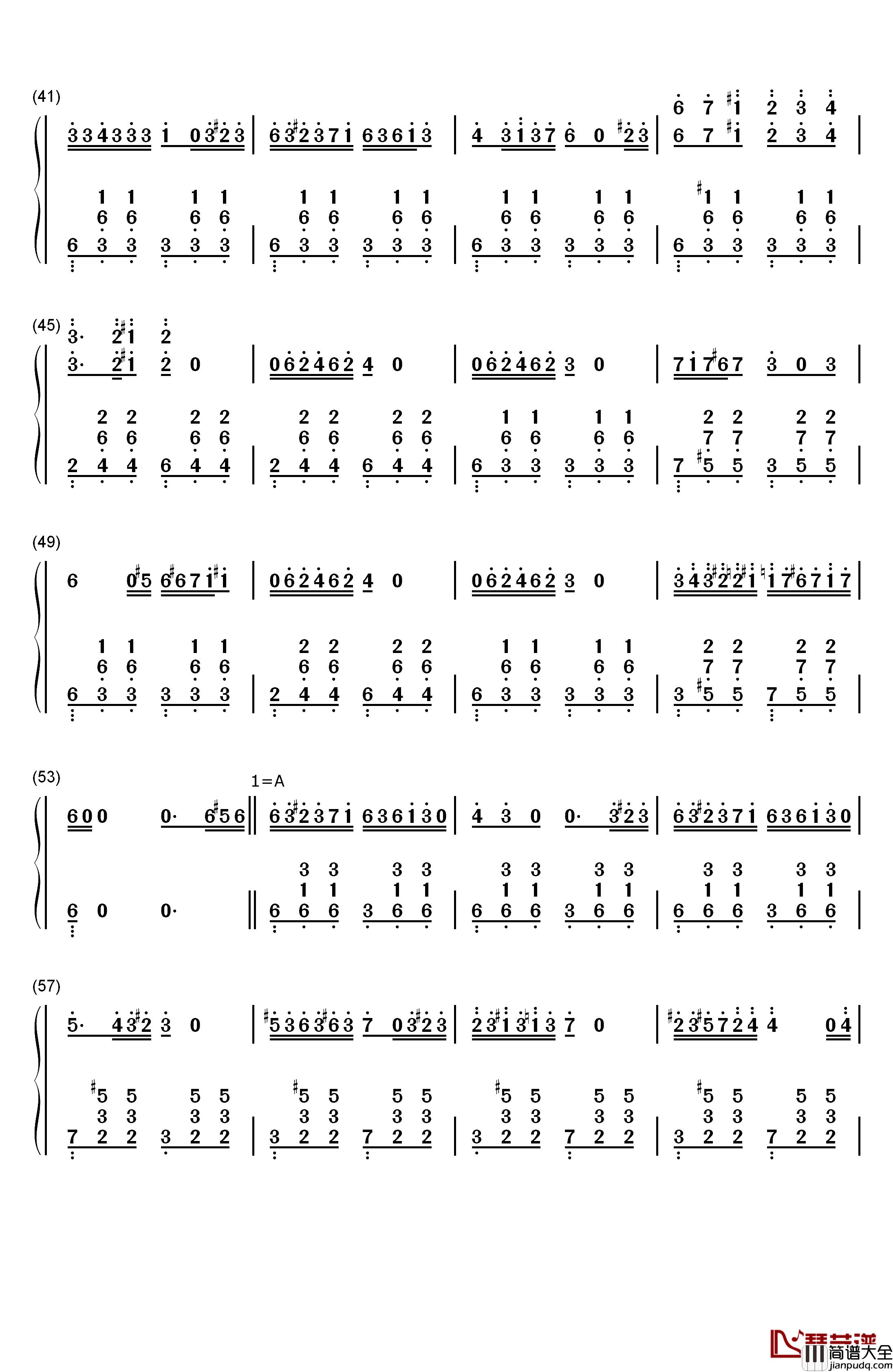 Dernier_Vol钢琴简谱_数字双手_Raphaël_Beau