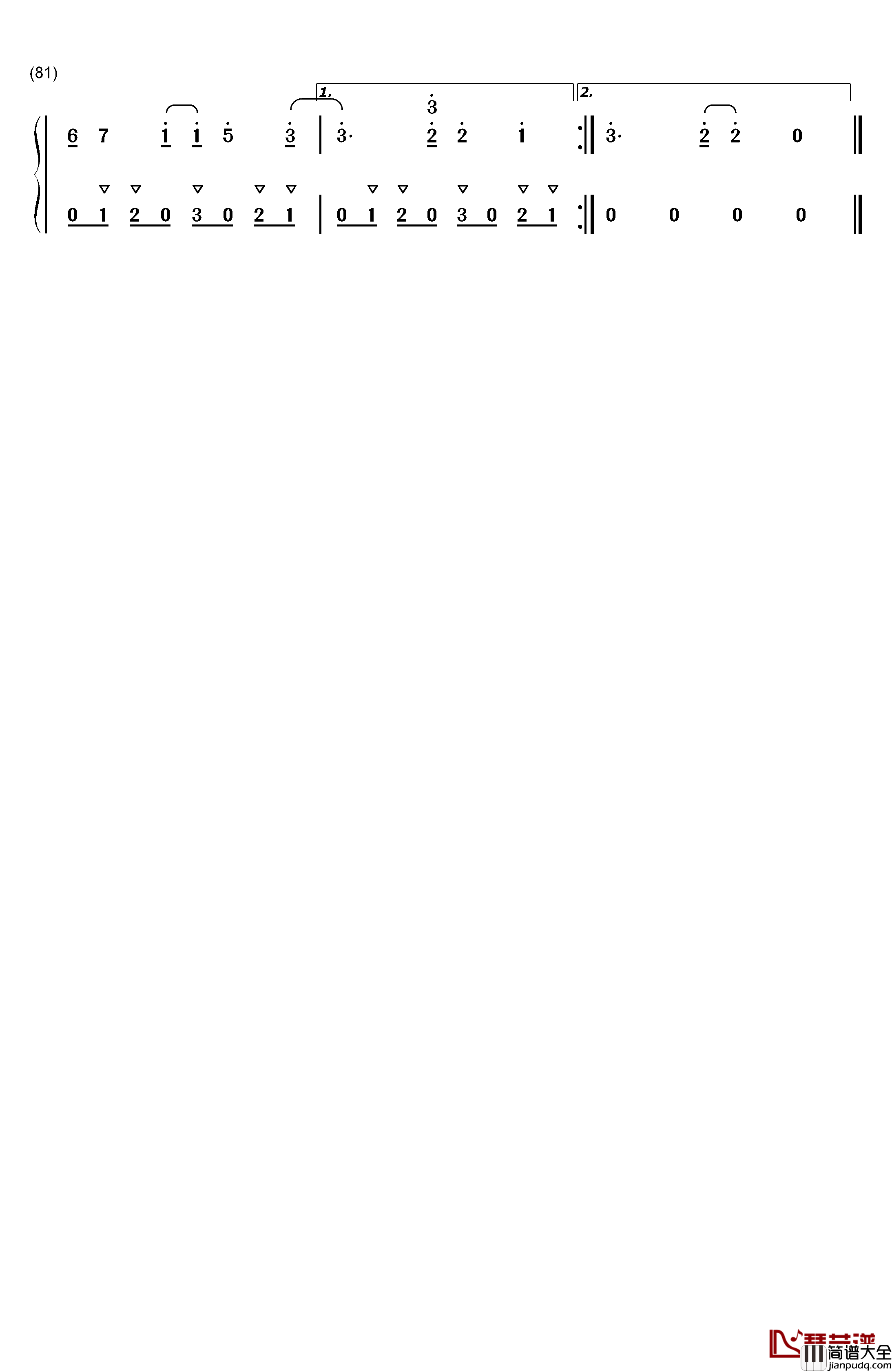 Stitches钢琴简谱_数字双手_Shawn_Mendes