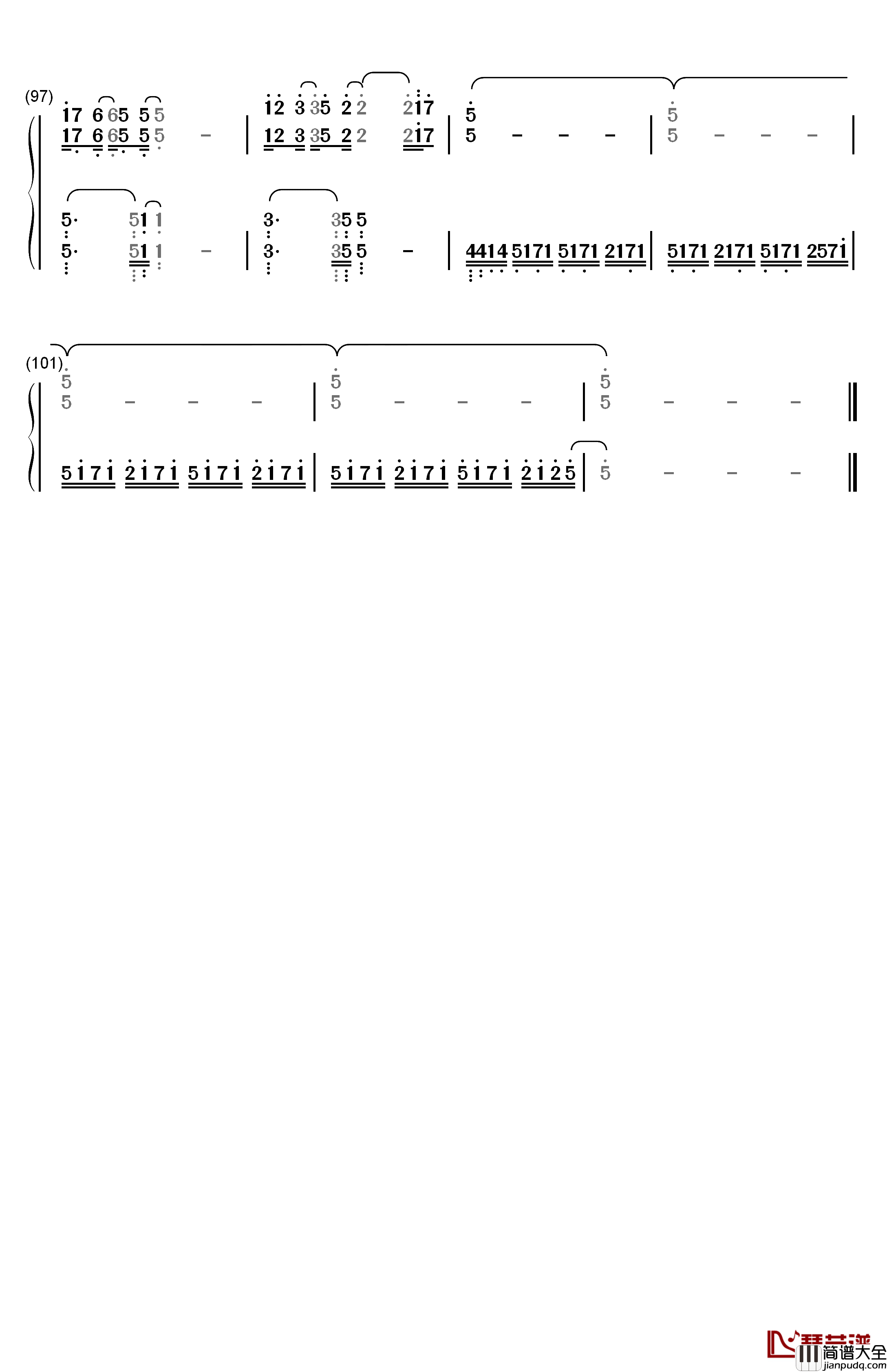 Invisible_Date钢琴简谱_数字双手_sweet_ARMS