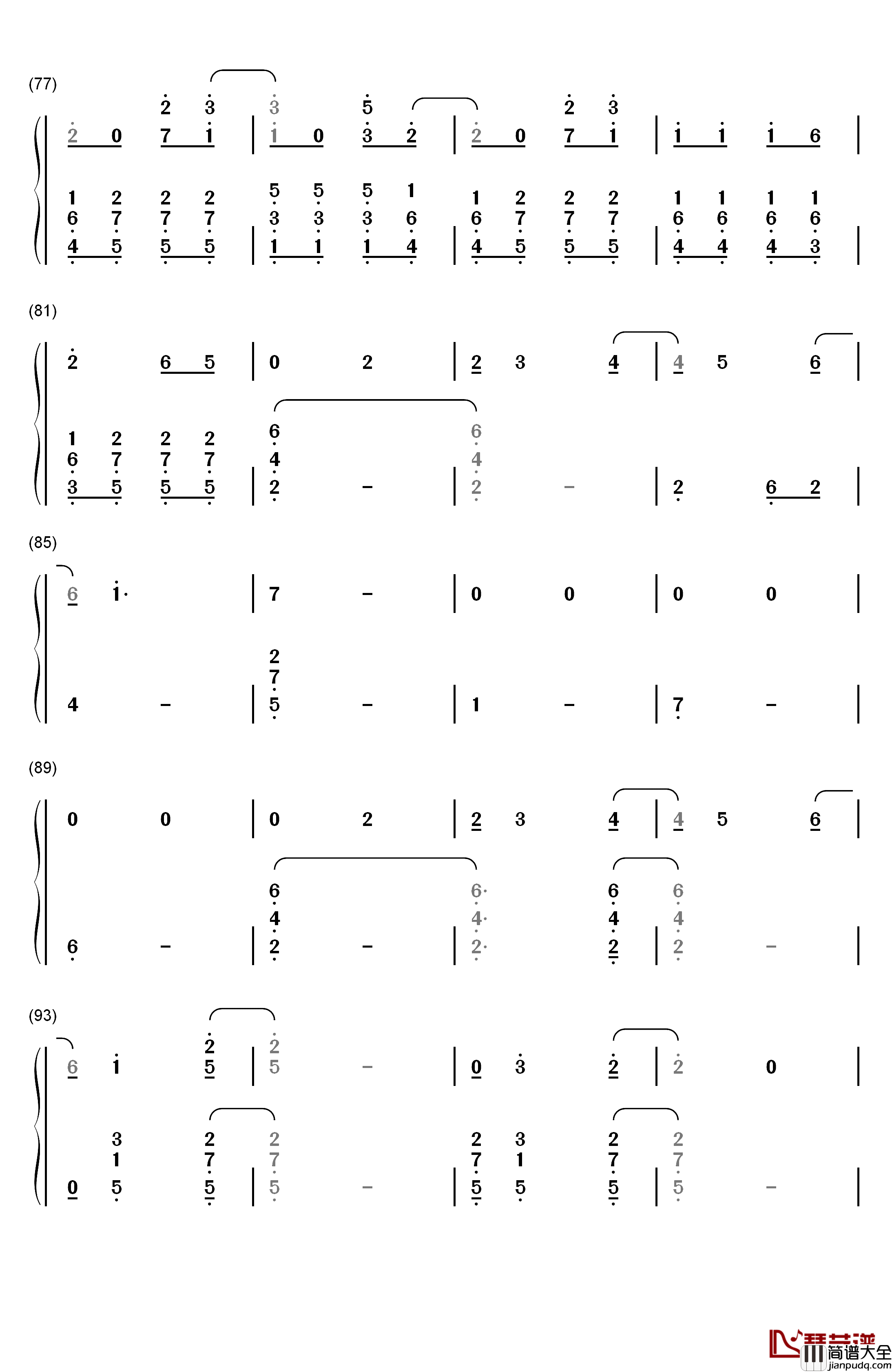 Youngblood钢琴简谱_数字双手_Green_Day