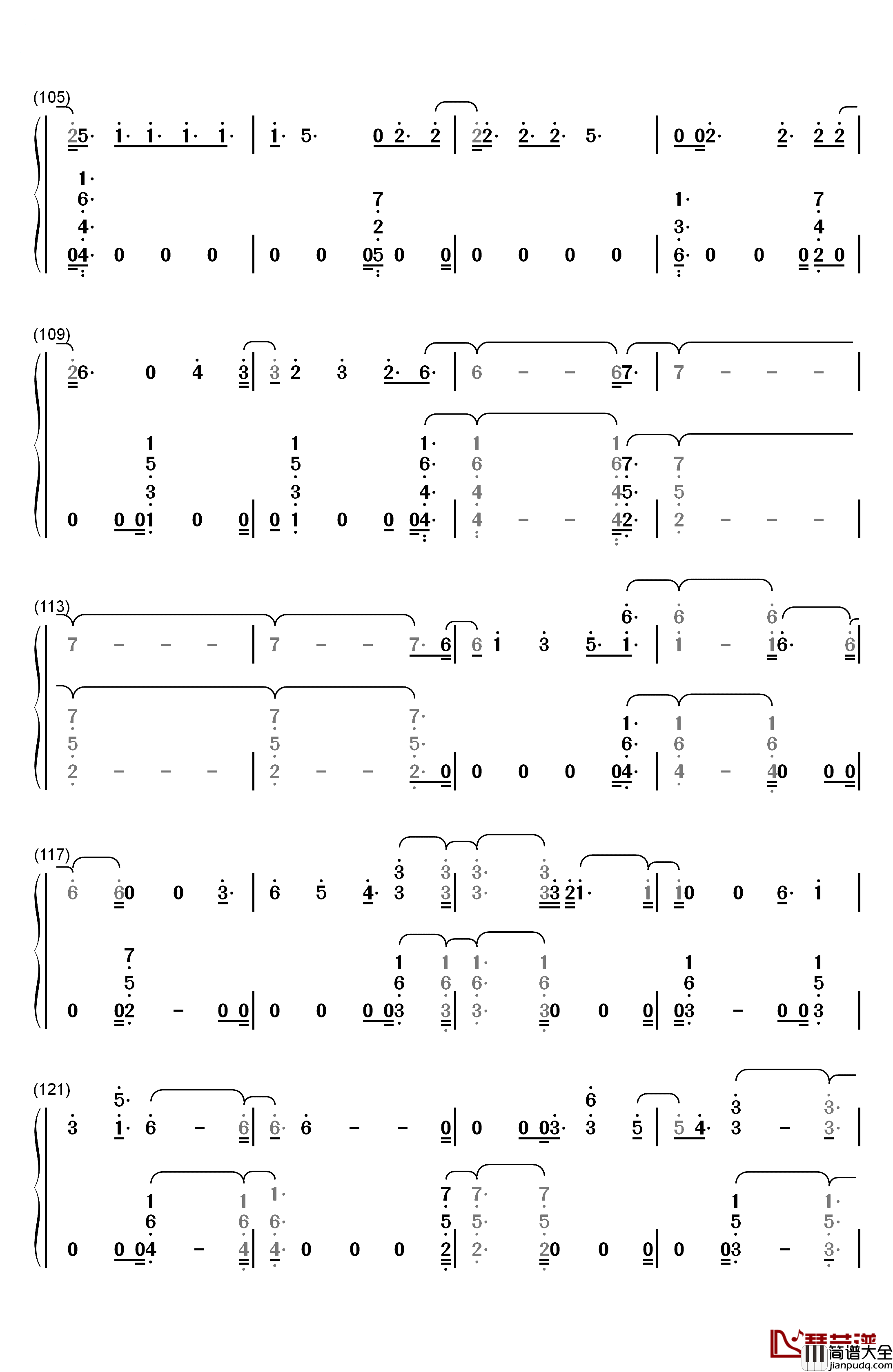 You_Are_The_Reason钢琴简谱_数字双手_Calum_Scott