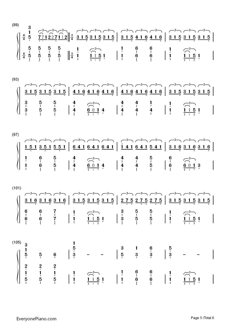 Christmas_Lights钢琴简谱_数字双手_Coldplay