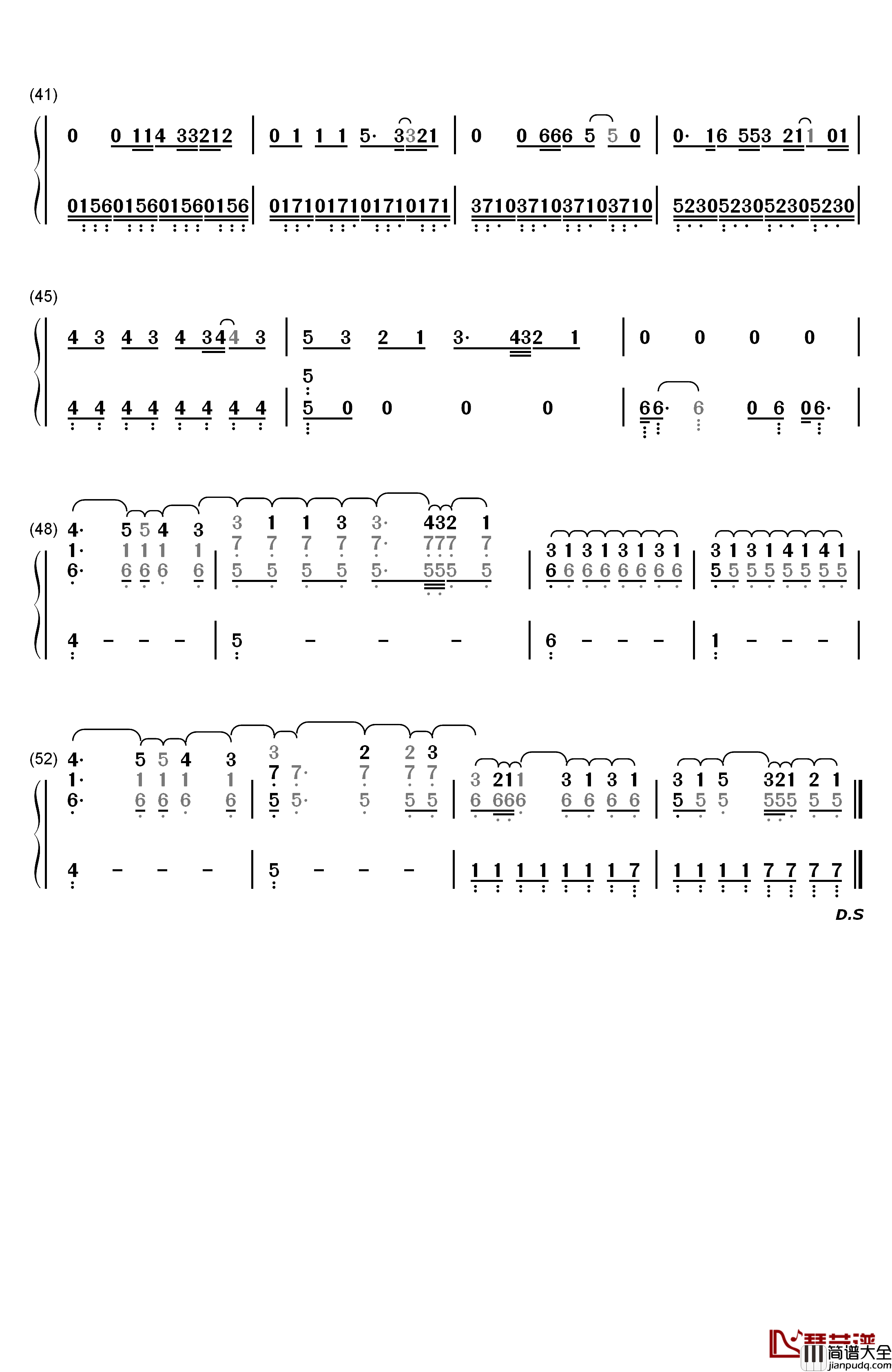 The_City钢琴简谱_数字双手_Ed_Sheeran
