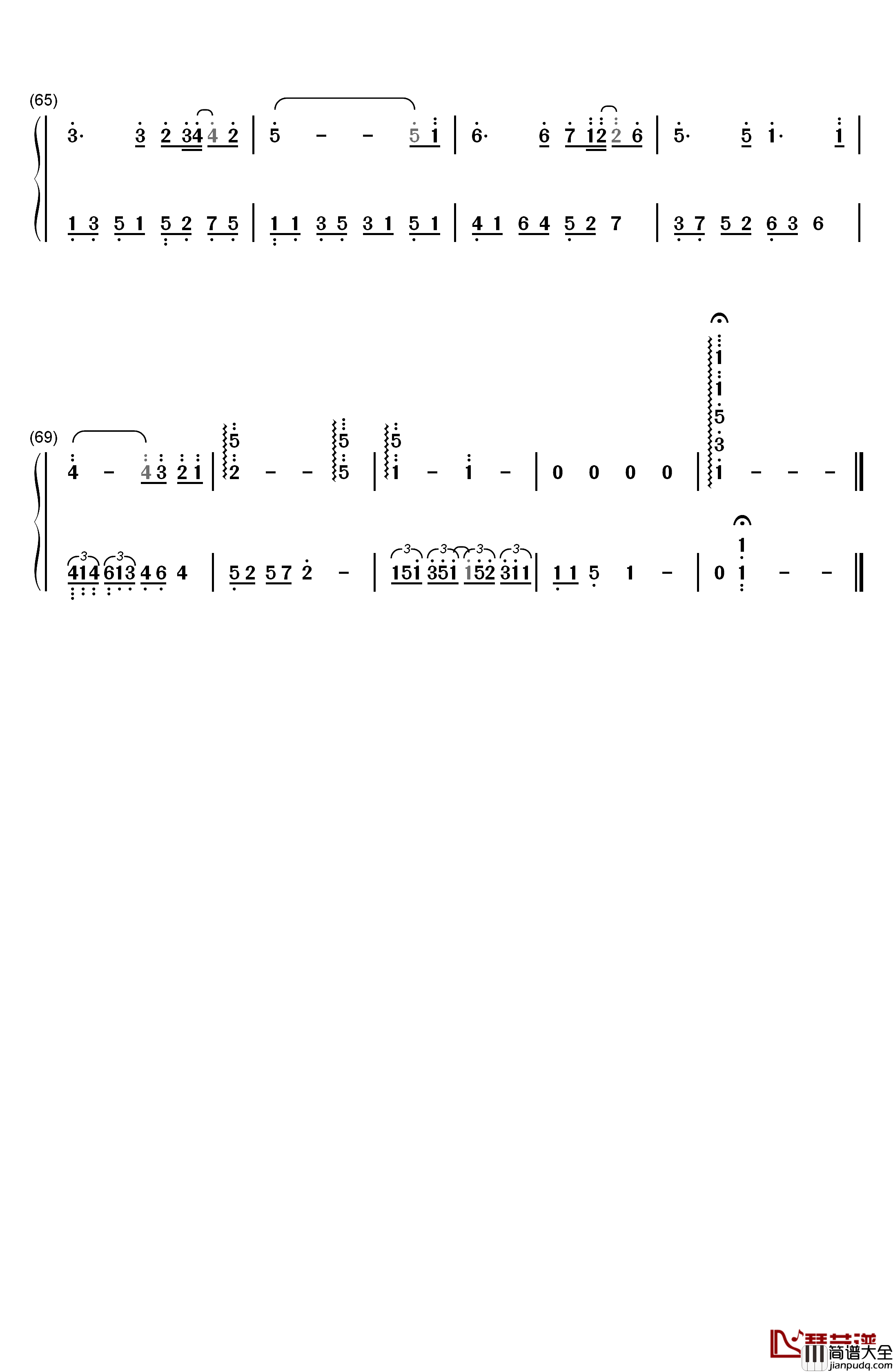 And_I_..._You钢琴简谱_数字双手_Giovanni_Marradi(乔瓦尼)