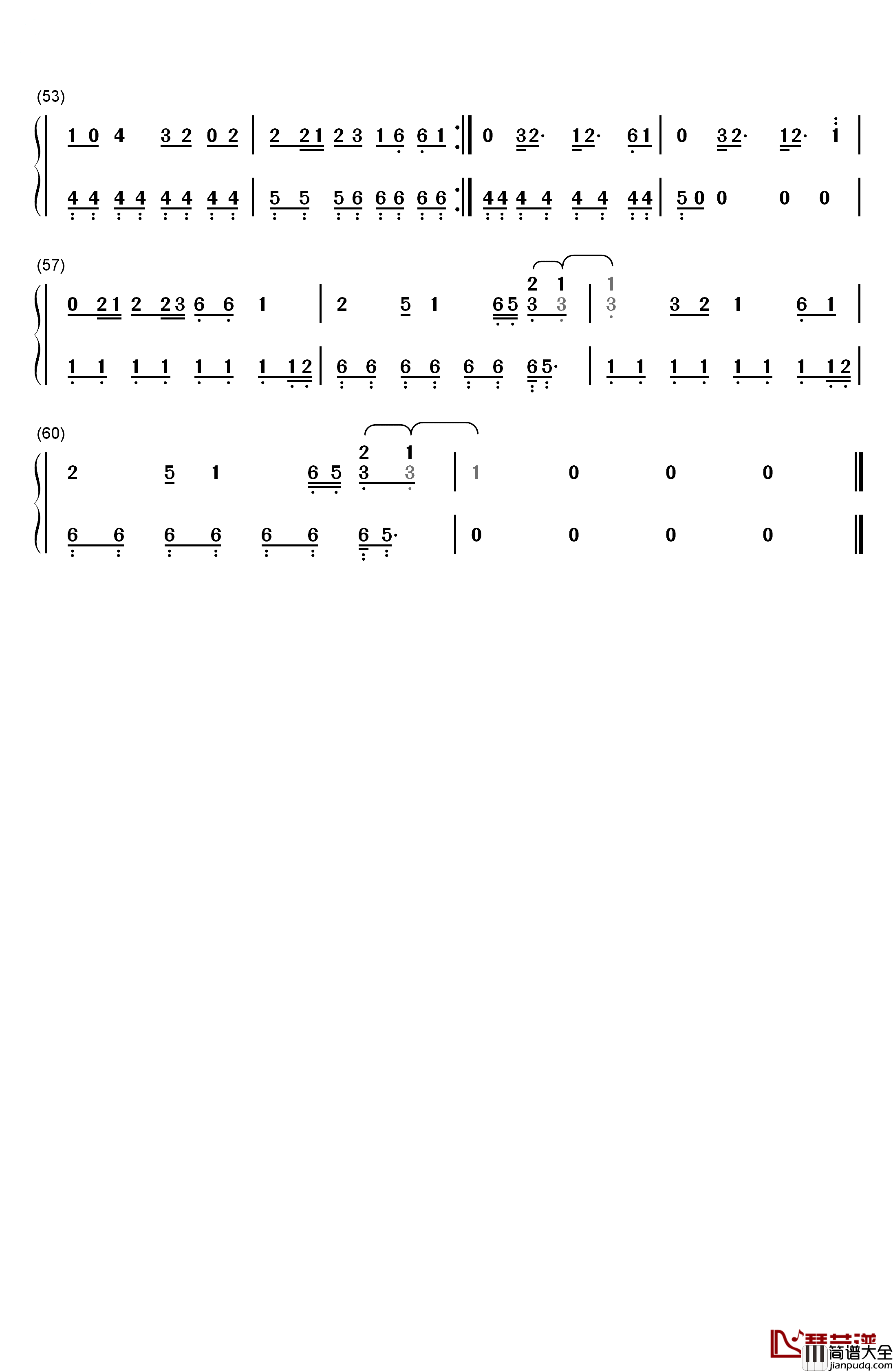 Slow_Hands钢琴简谱_数字双手_Niall_Horan