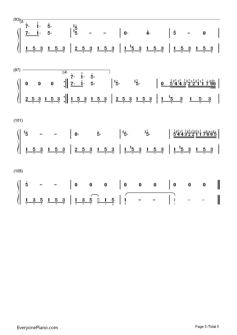 克劳汀幻想曲钢琴简谱_数字双手_马克西姆