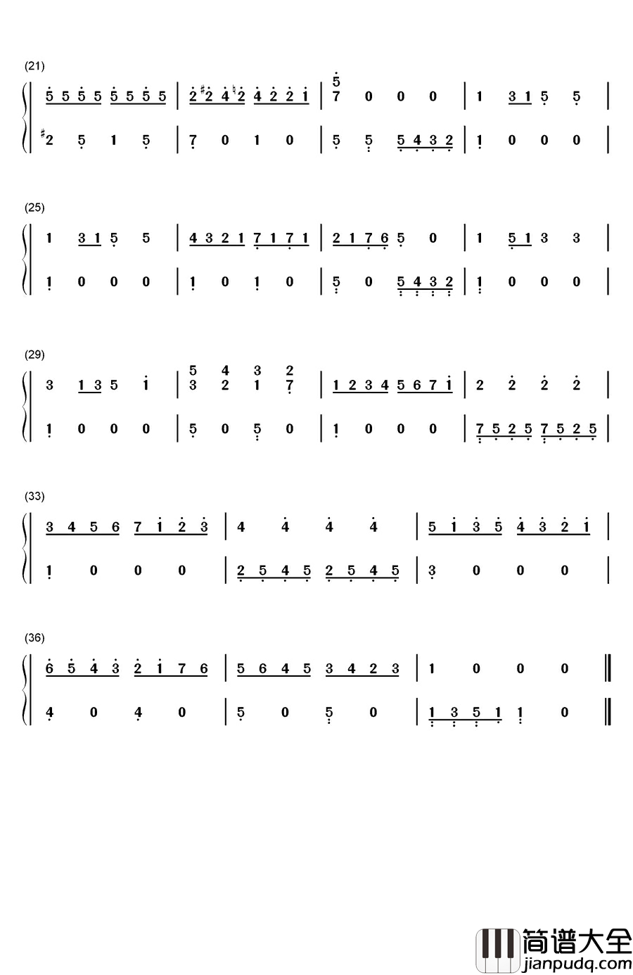 小奏鸣曲钢琴简谱_数字双手_克莱门蒂__Clementi