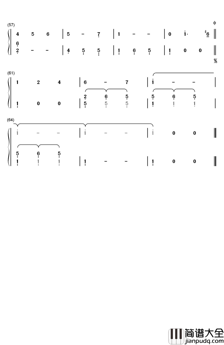 Que_Sera_Sera_(Whatever_Will_Be_Will_Be)钢琴简谱_数字双手_Jay_Livingston_&_Ray_Evans