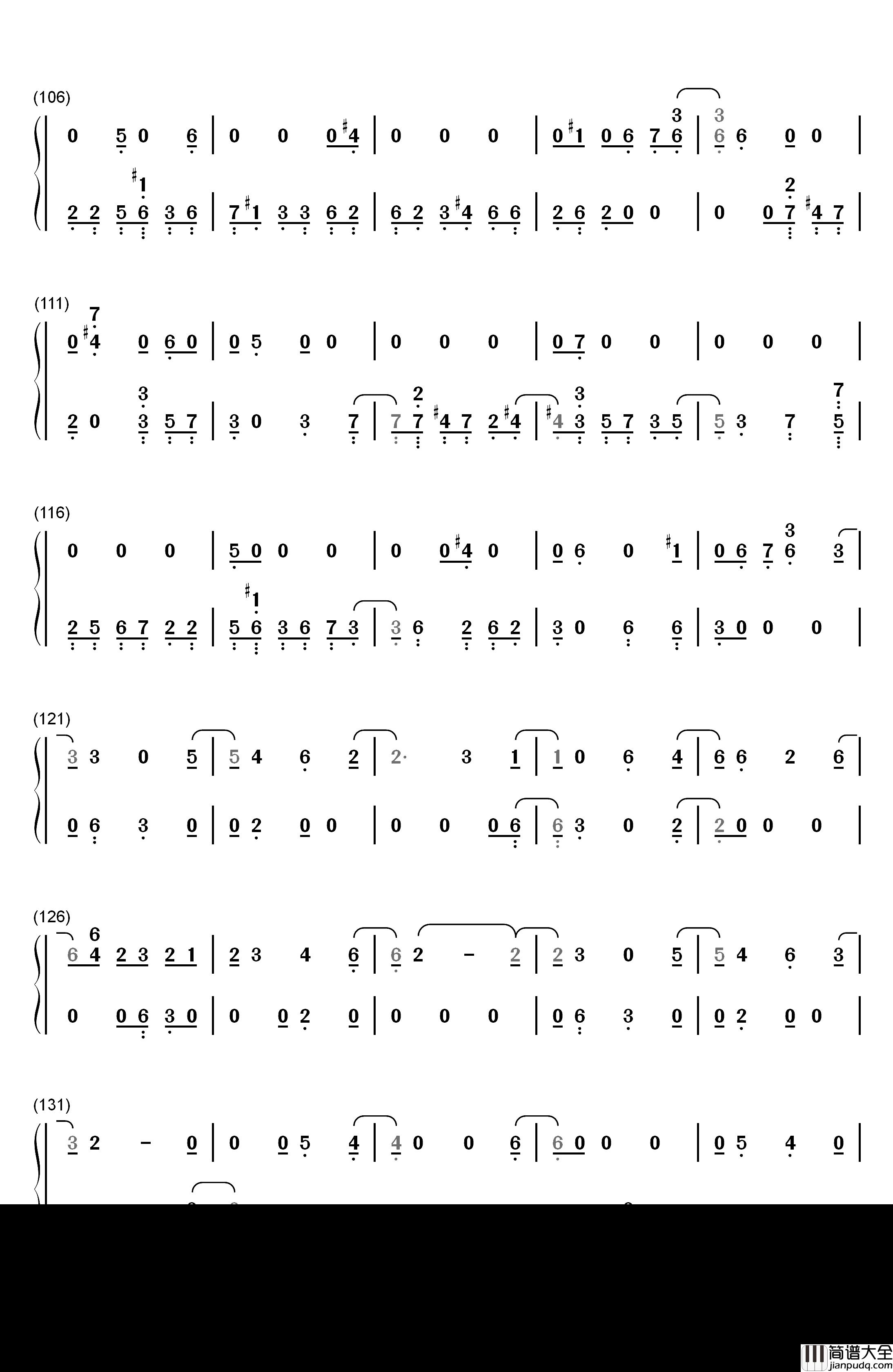 Supplies钢琴简谱_数字双手_Justin_Timberlake