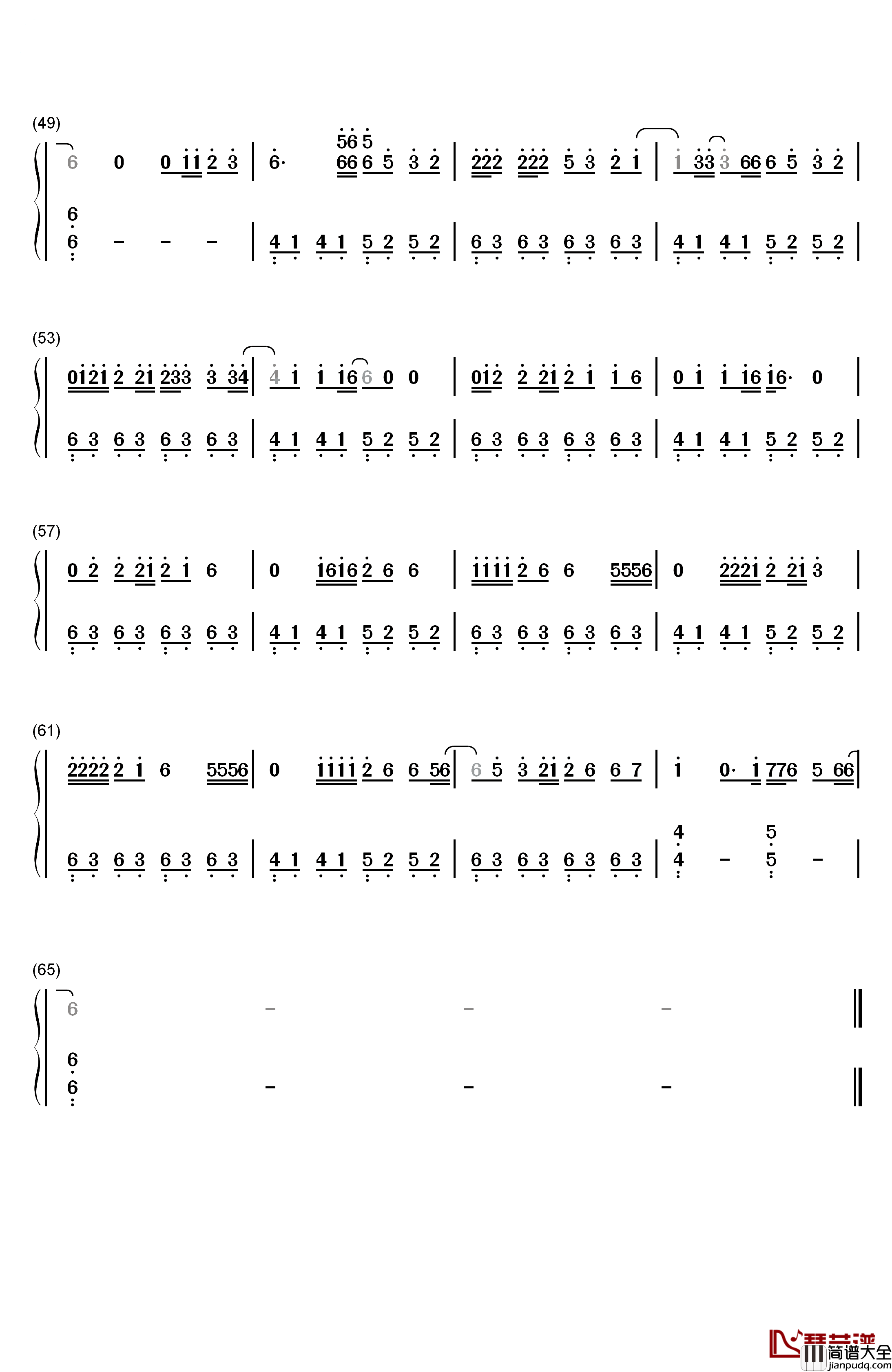 That_Girl钢琴简谱_数字双手_Olly_Murs