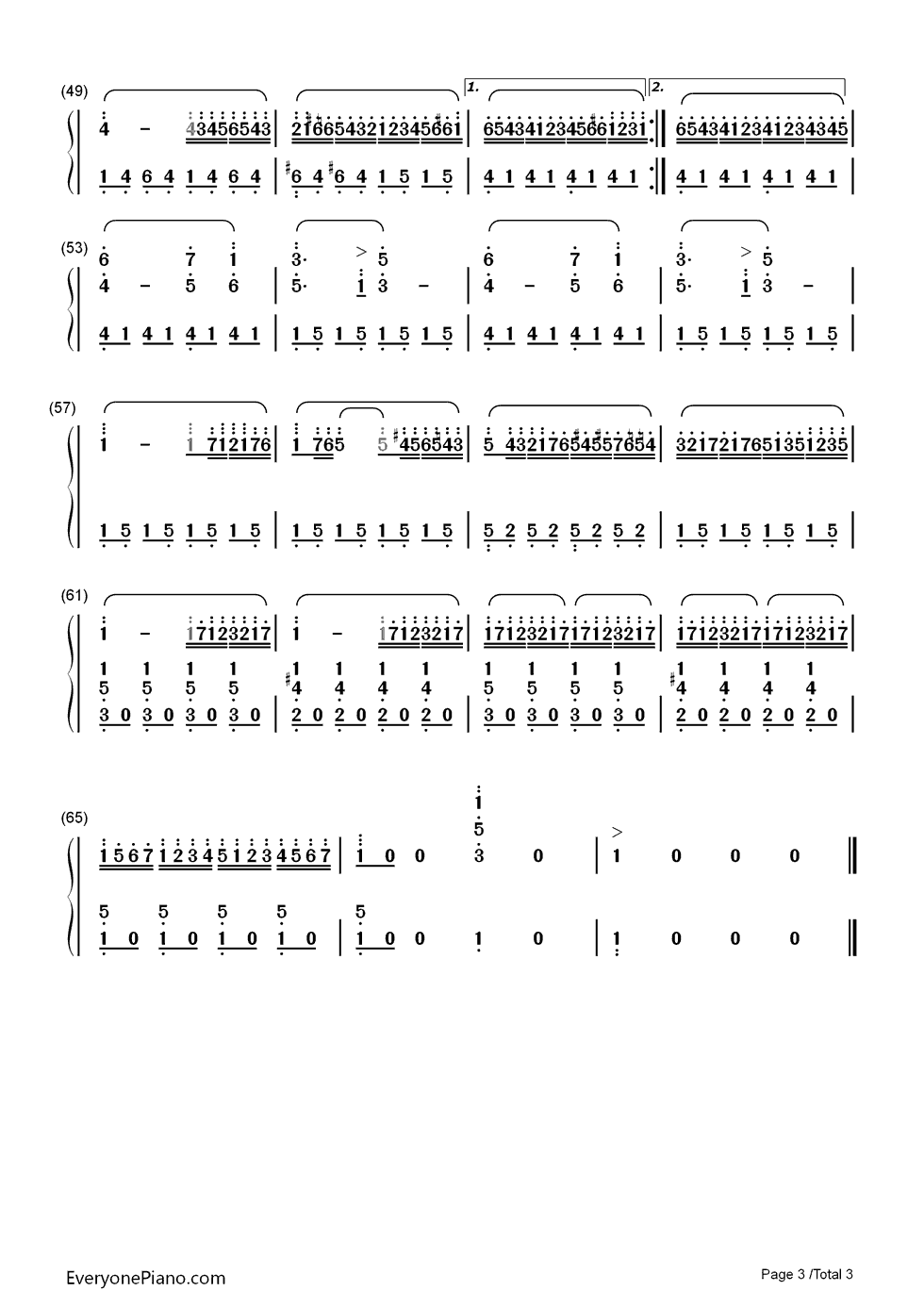 西班牙舞曲钢琴简谱_数字双手_肖斯塔科维奇