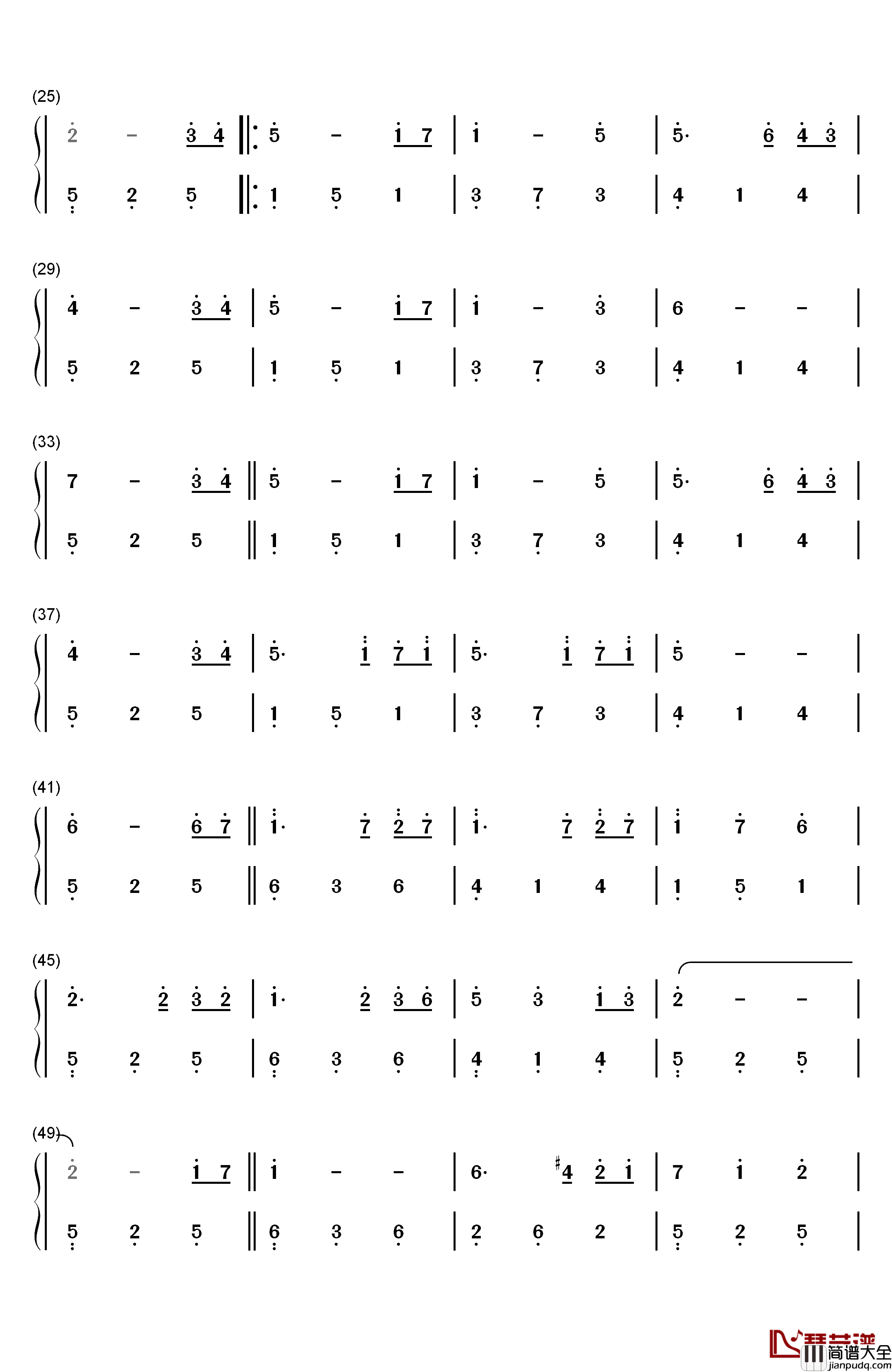 Butterfly_Waltz钢琴简谱_数字双手_Brian_Crain