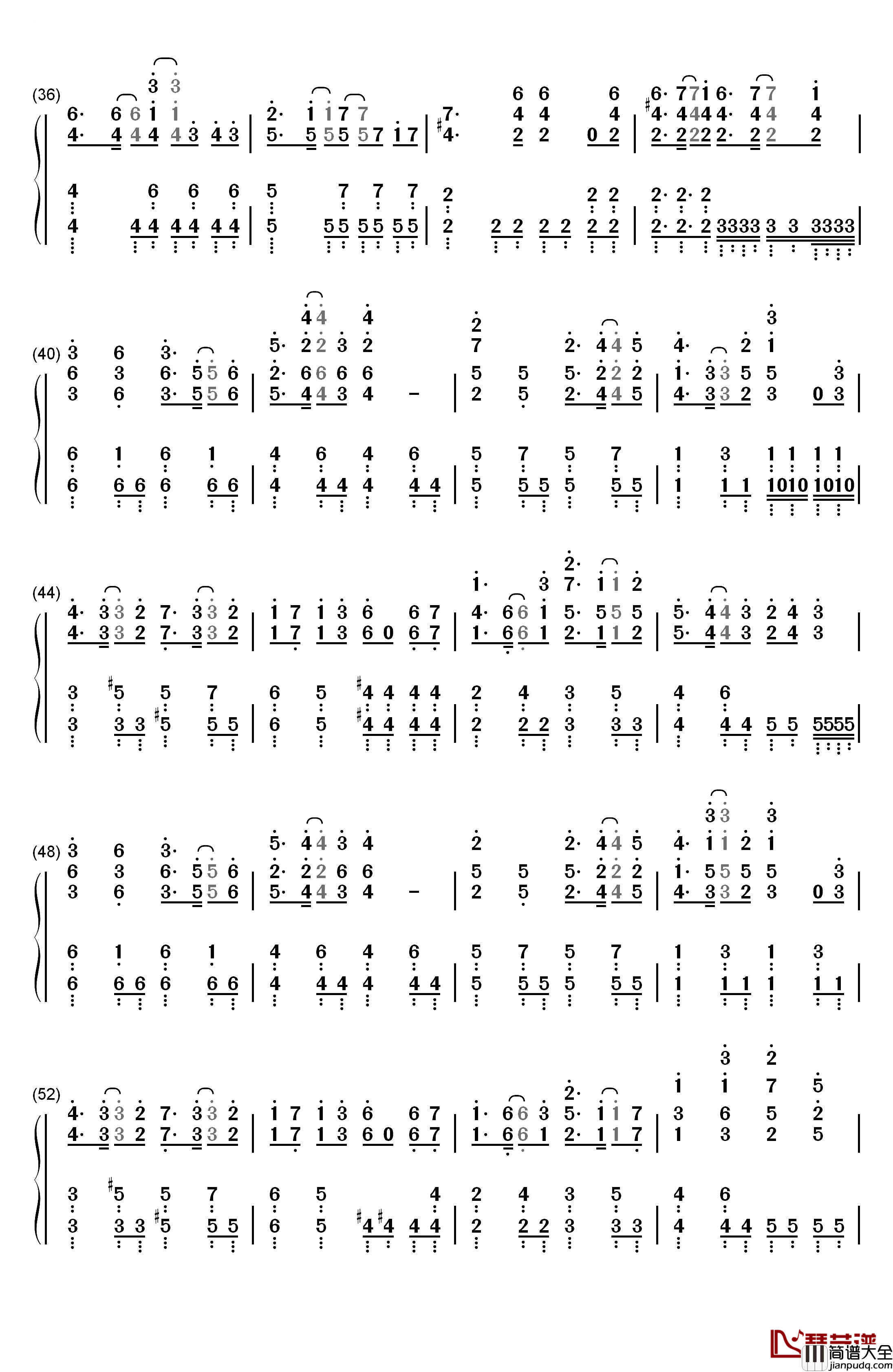 Clockwork_Planet钢琴简谱_数字双手_fripSide