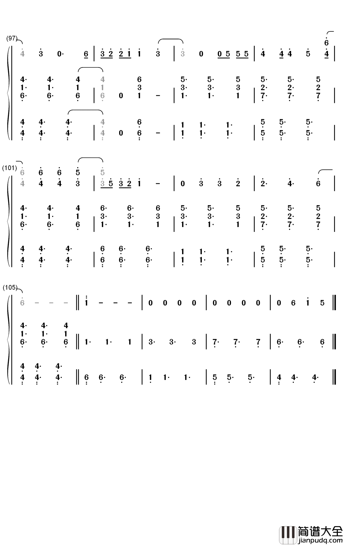 Dont_Break_Me钢琴简谱_数字双手_Montaigne