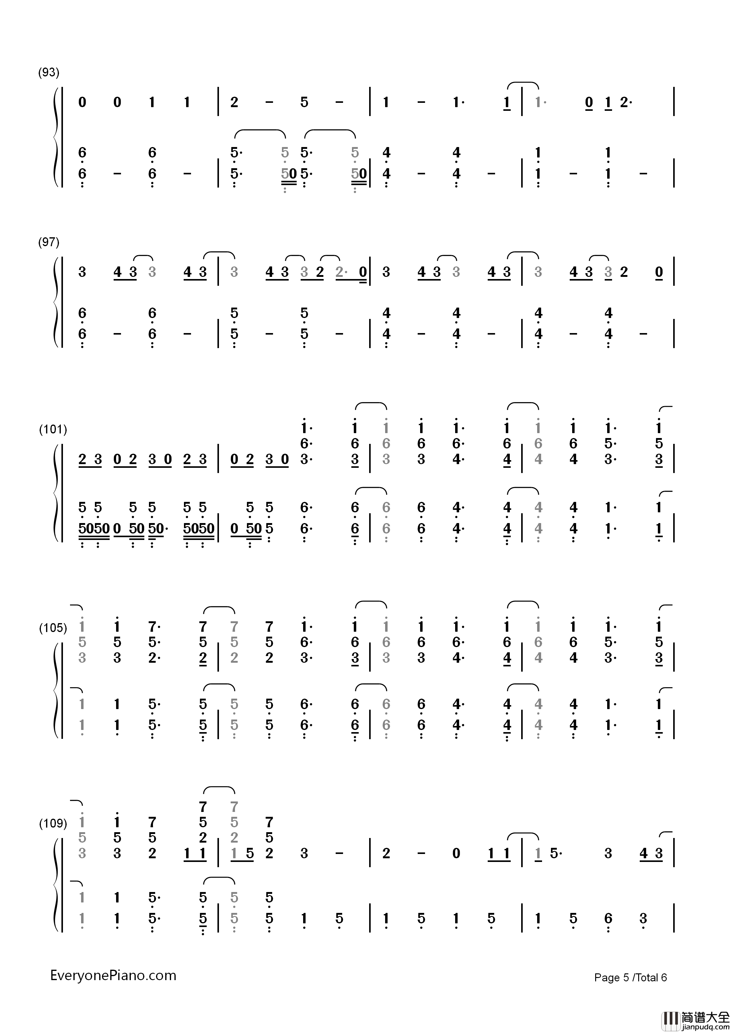 Still_Breathing钢琴简谱_Green_Day演唱