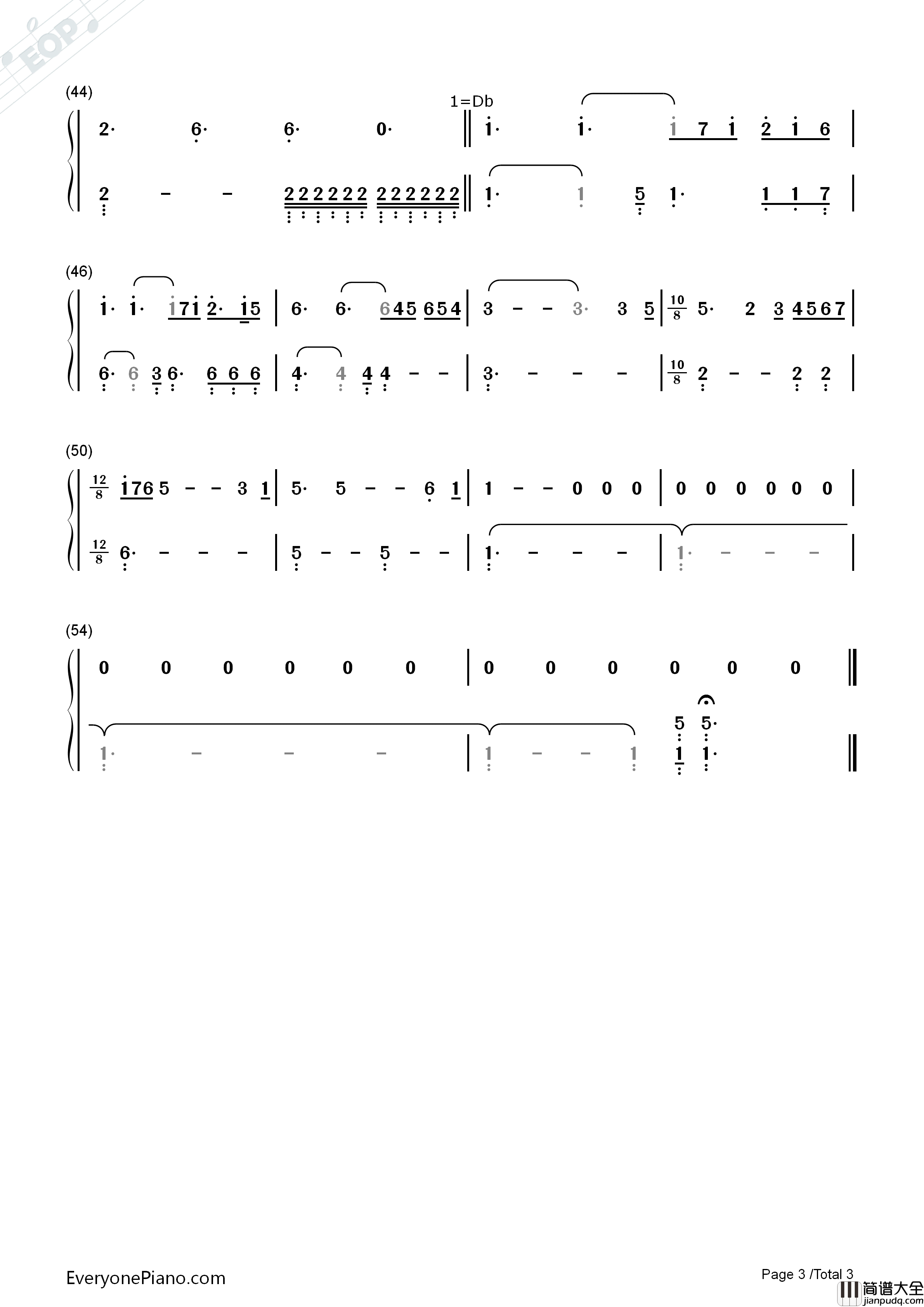 Memory钢琴简谱_Grizabella演唱