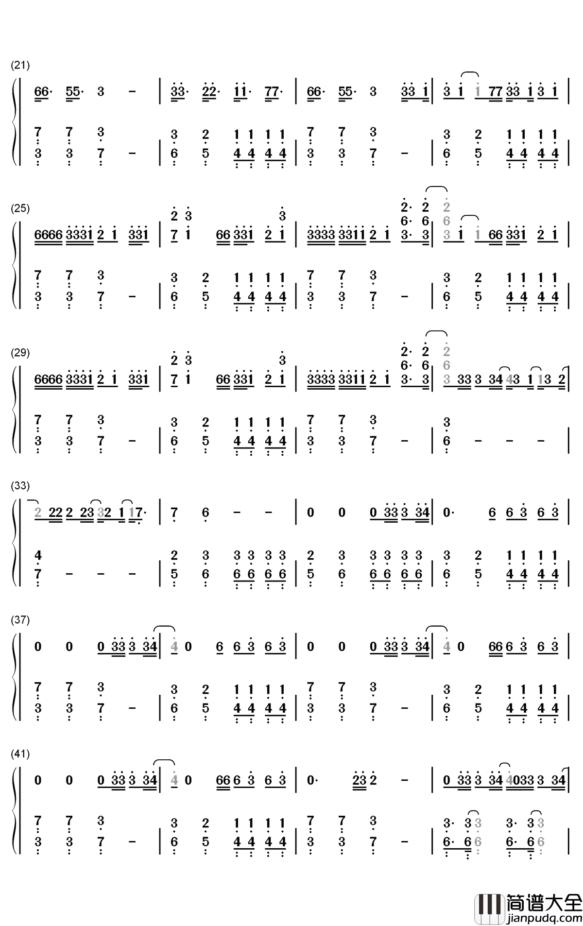 Feel_The_Beat钢琴简谱_数字双手_Black_Eyed_Peas_Maluma