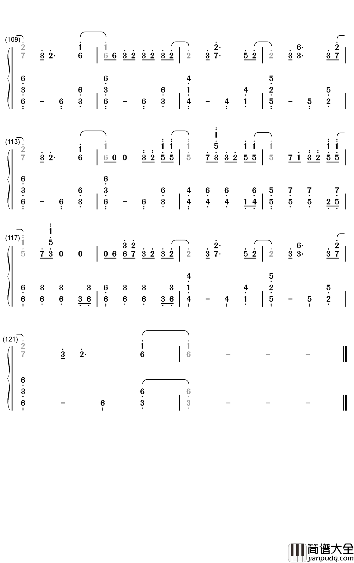 Fallin_Flower钢琴简谱_数字双手_SEVENTEEN