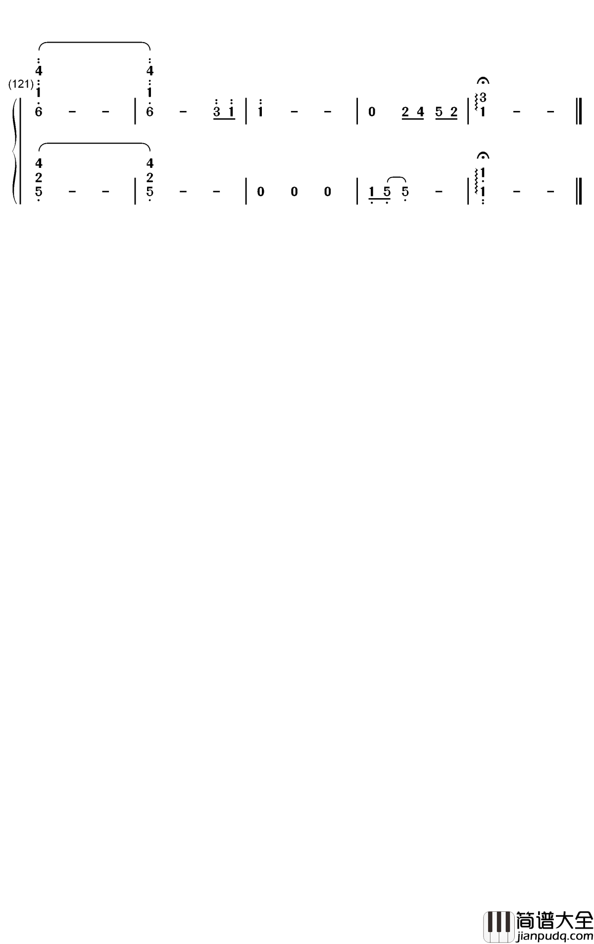Give_You_My_Heart钢琴简谱_数字双手_IU