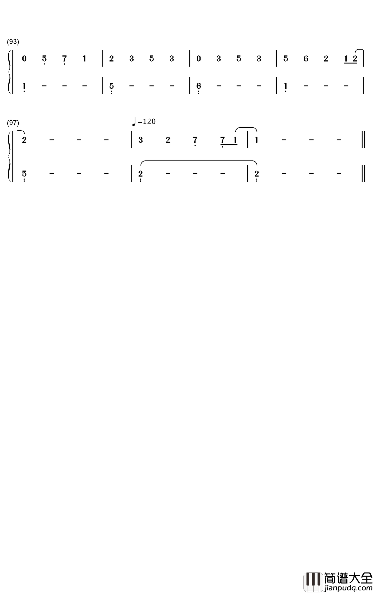 Love_Is_Gone钢琴简谱_数字双手_Slander_Dylan_Matthew