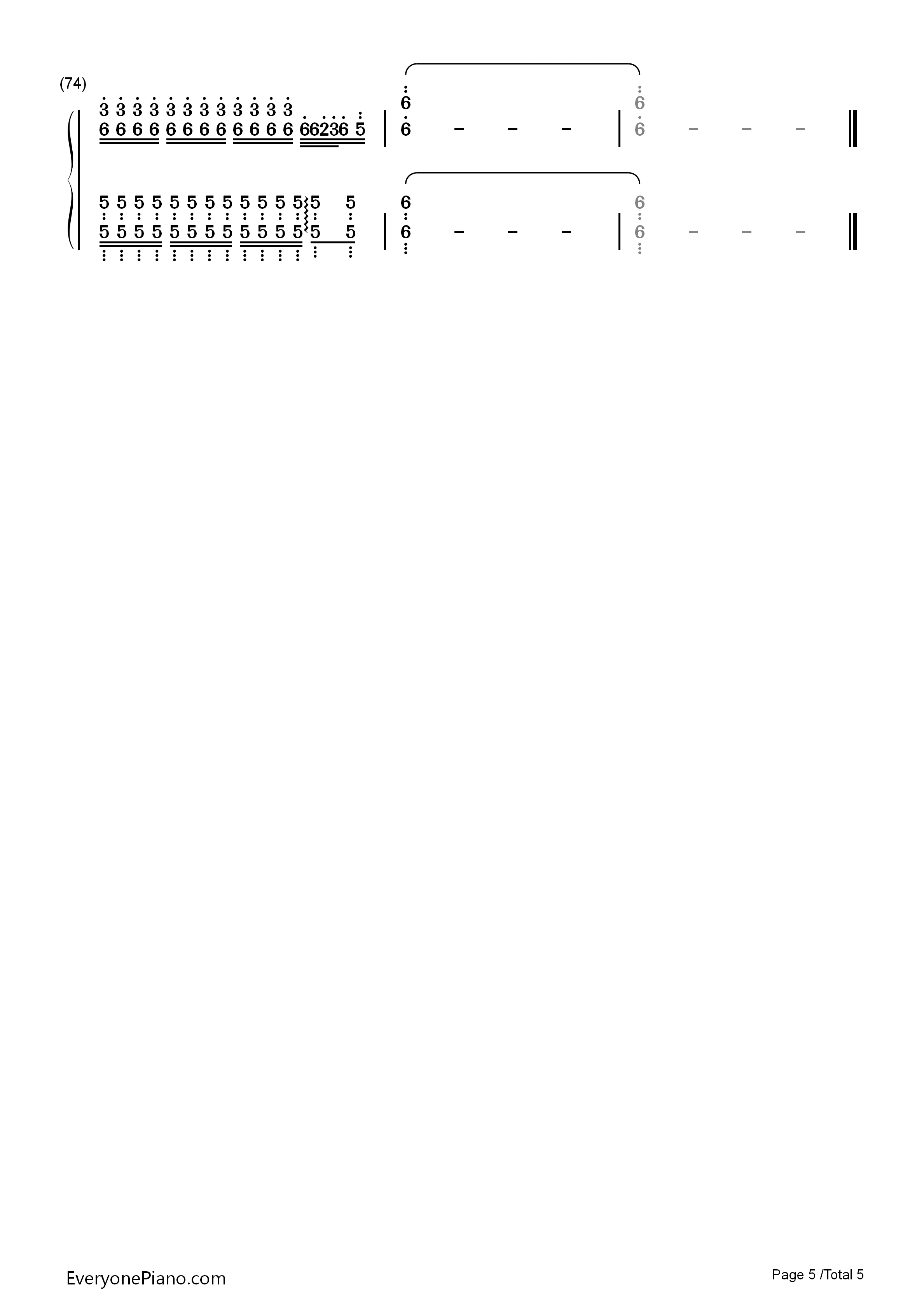 Finale钢琴简谱_Madeon演唱