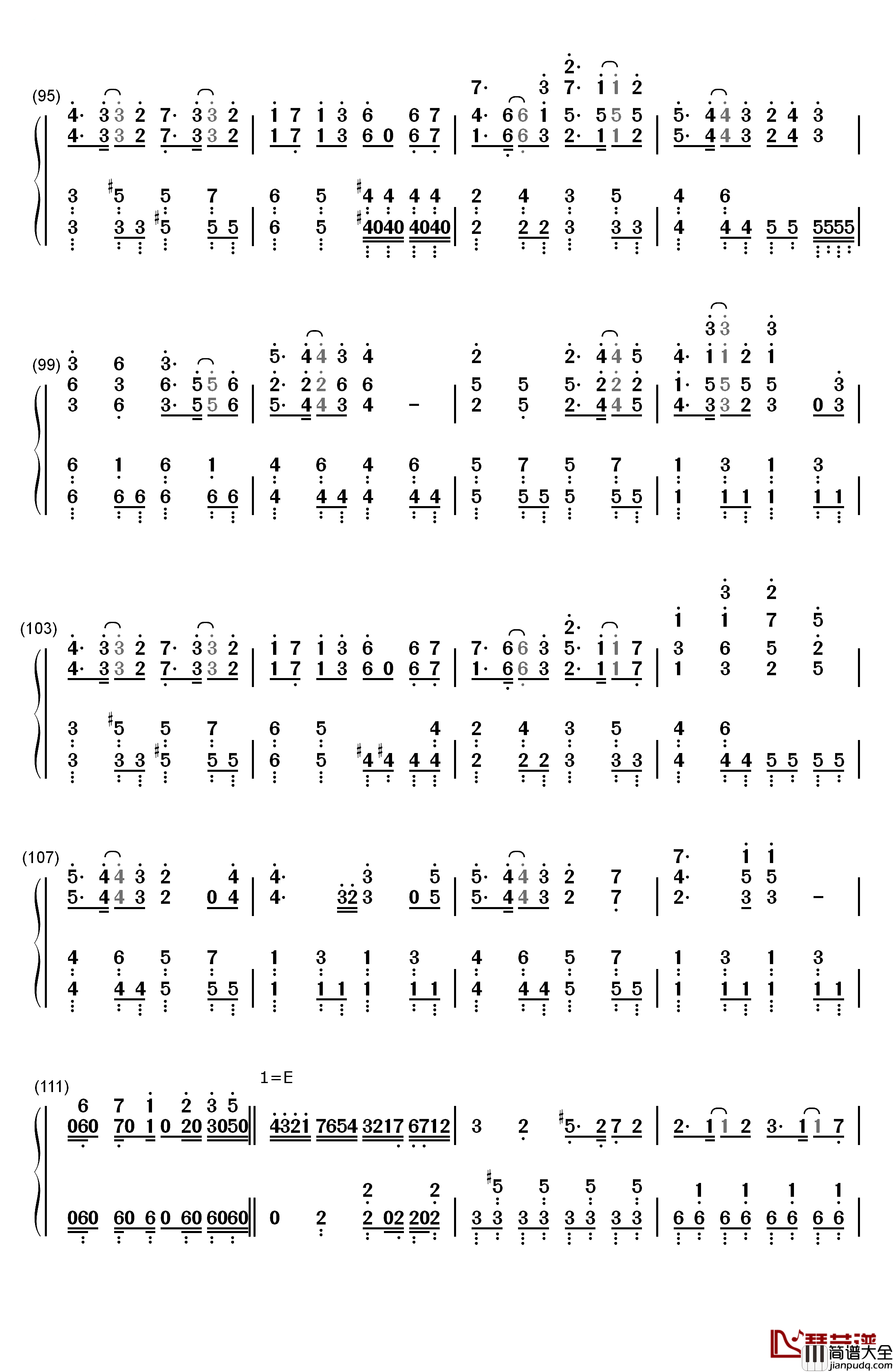 Clockwork_Planet钢琴简谱_数字双手_fripSide