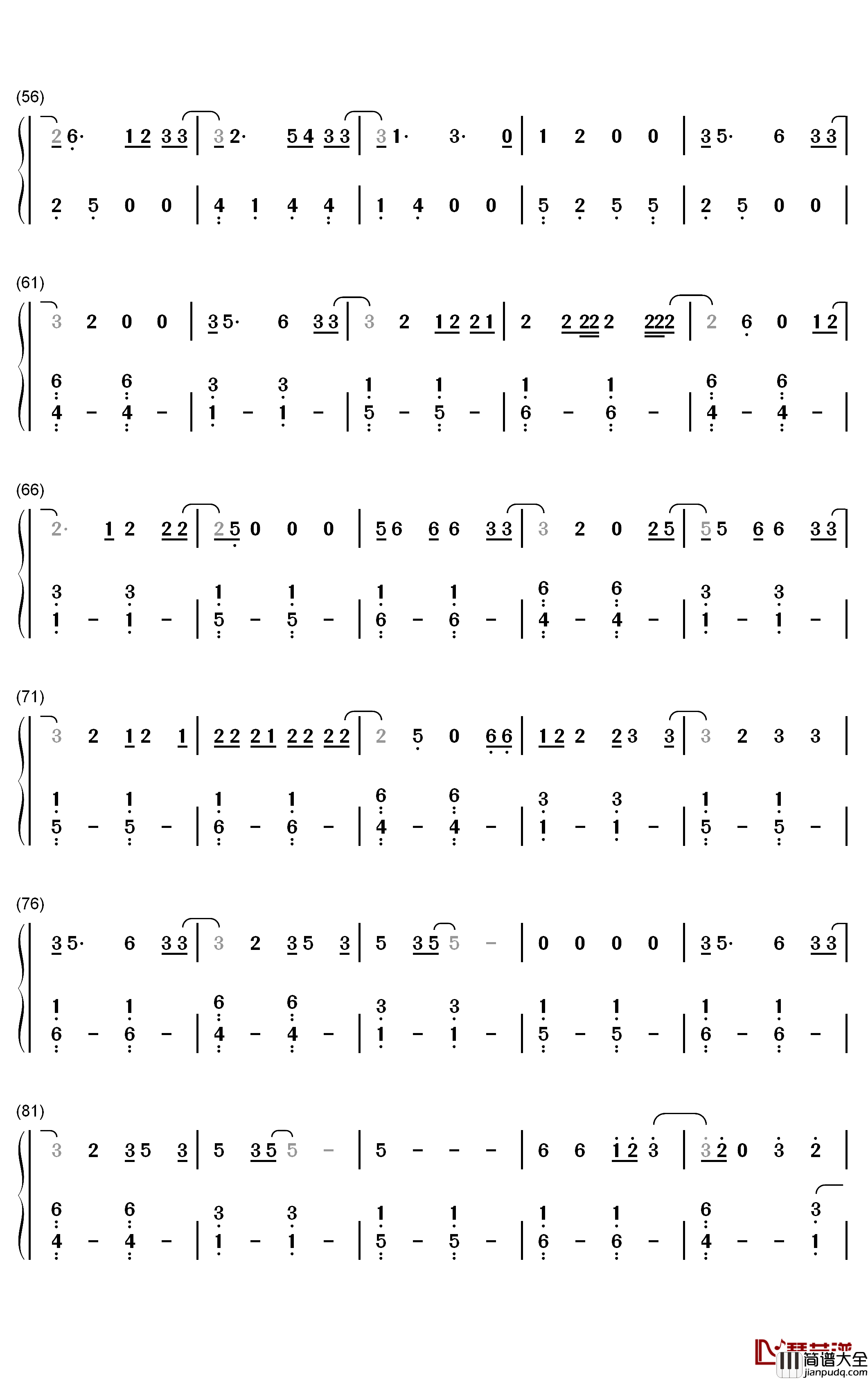 Tequila钢琴简谱_数字双手_Dan_+_Shay