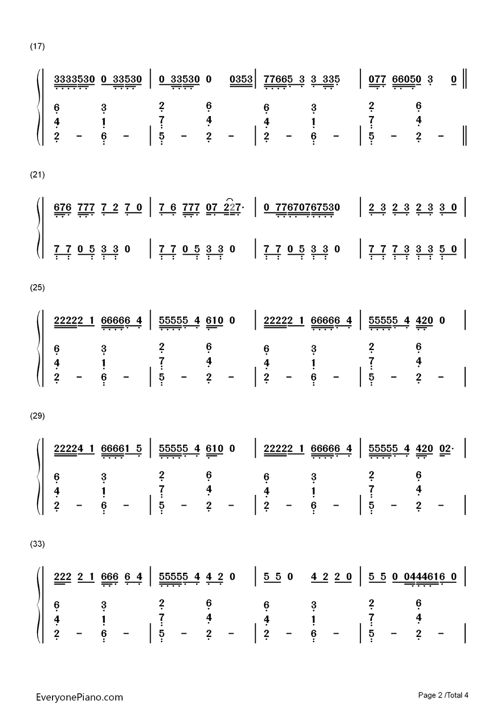 Acapella钢琴简谱_Karmin演唱