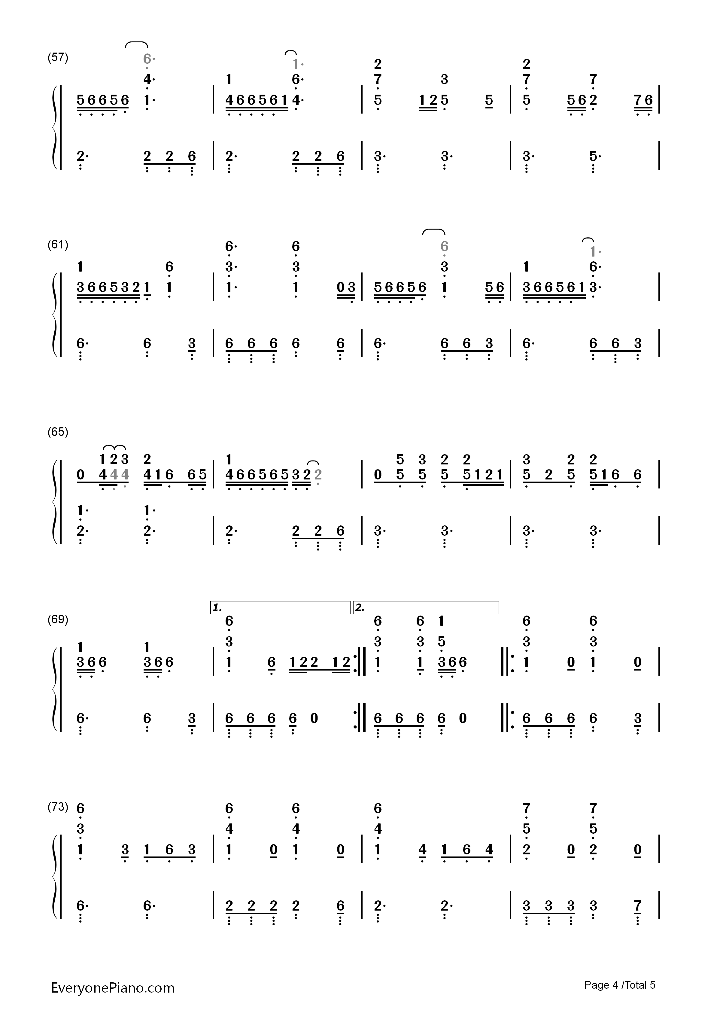 When_You_Really_Love_Someone钢琴简谱_Alicia_Keys演唱