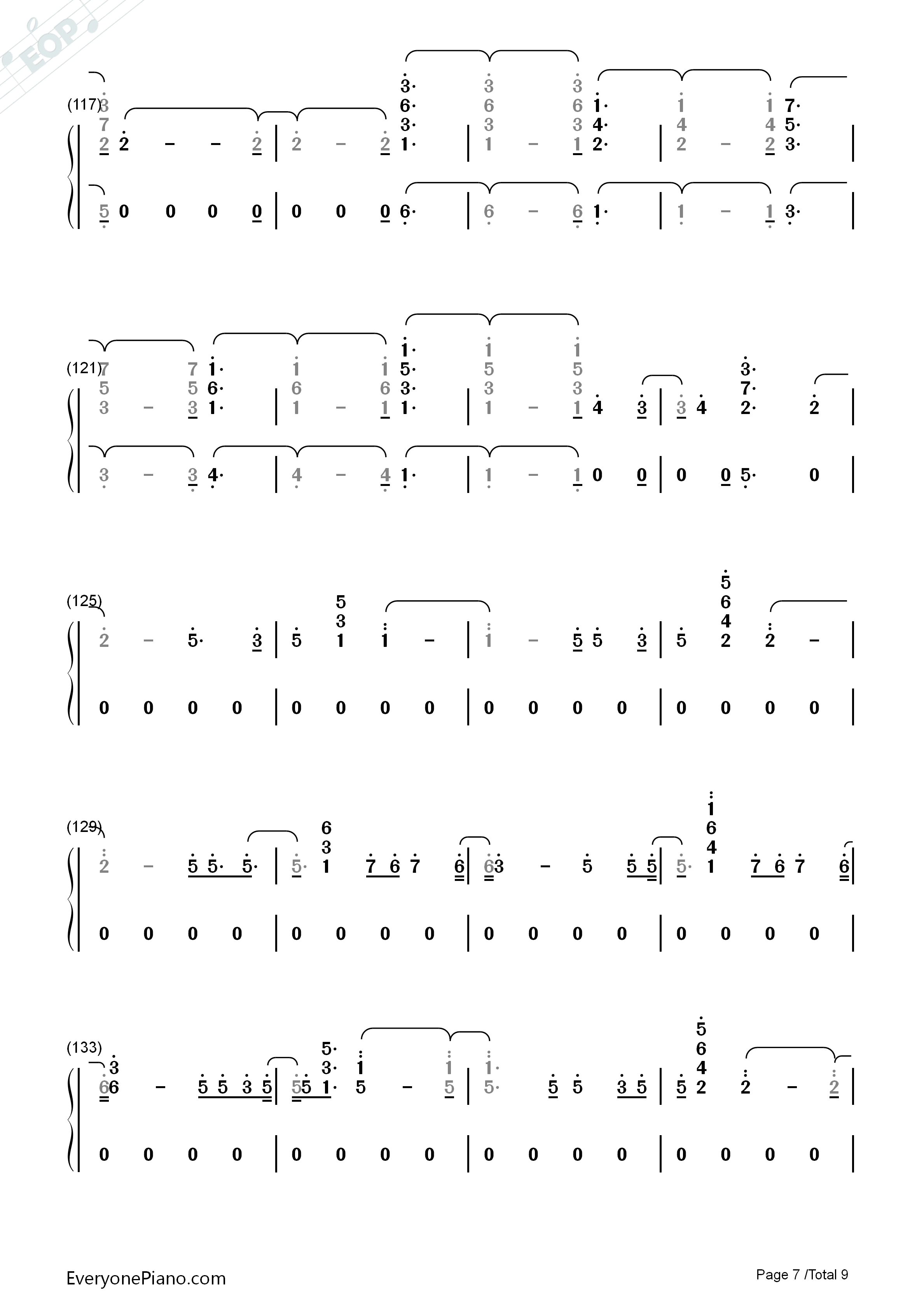 Capital_Letters钢琴简谱_Hailee_Steinfeld演唱
