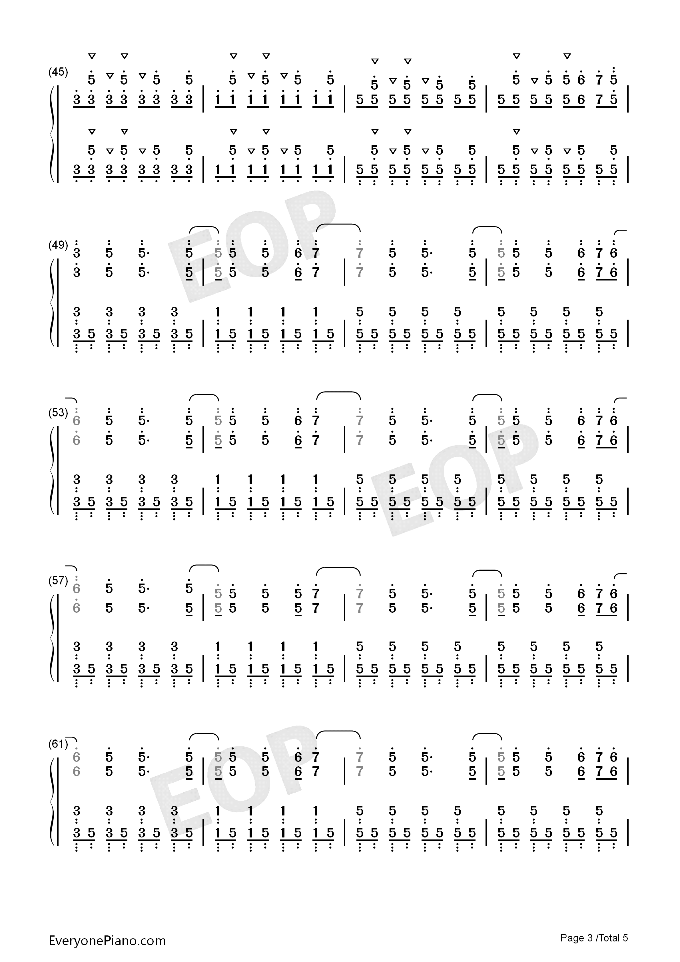 Trees钢琴简谱_Twenty_One_Pilots演唱