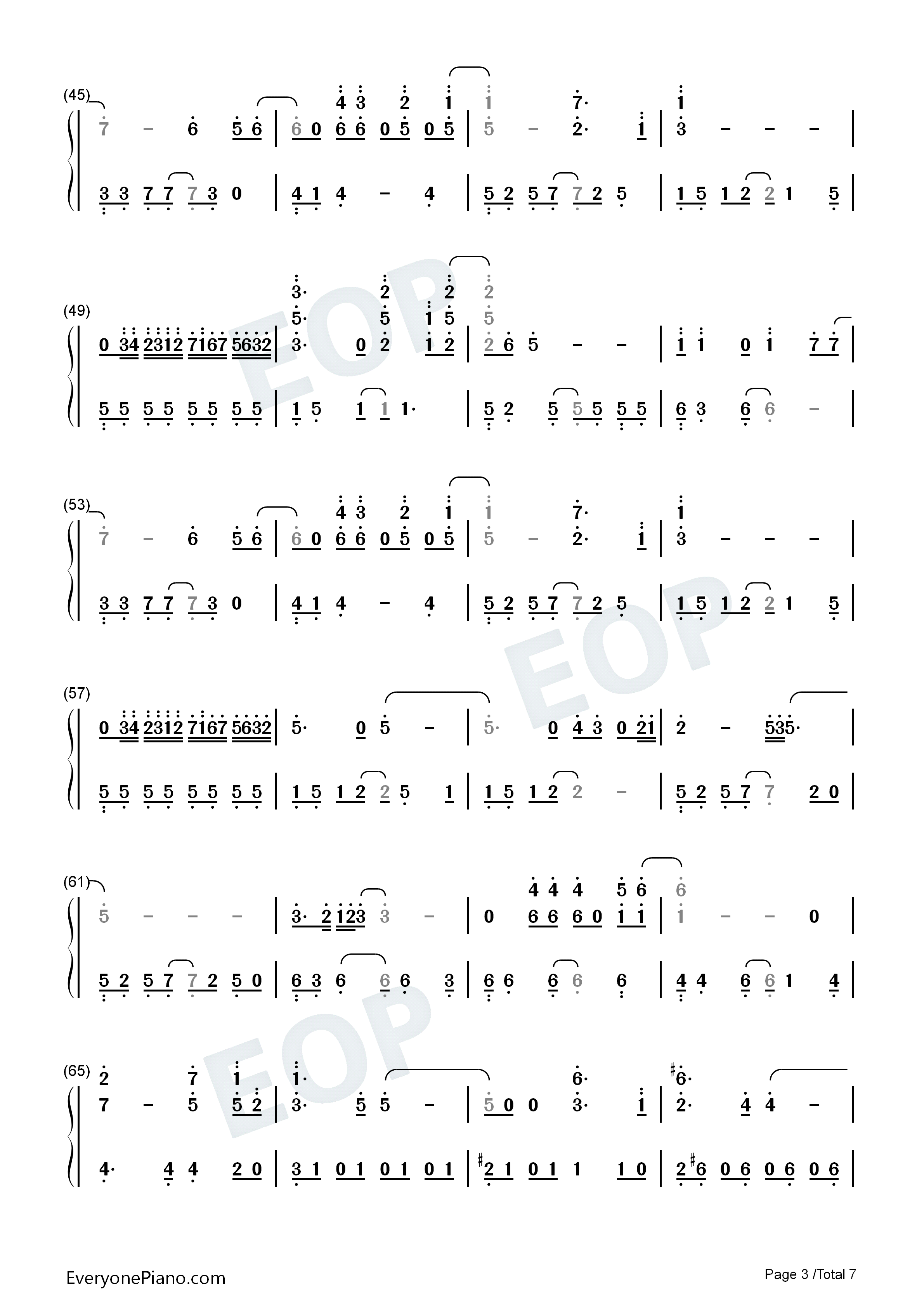 To_Love_You_More钢琴简谱_Celine_Dion演唱