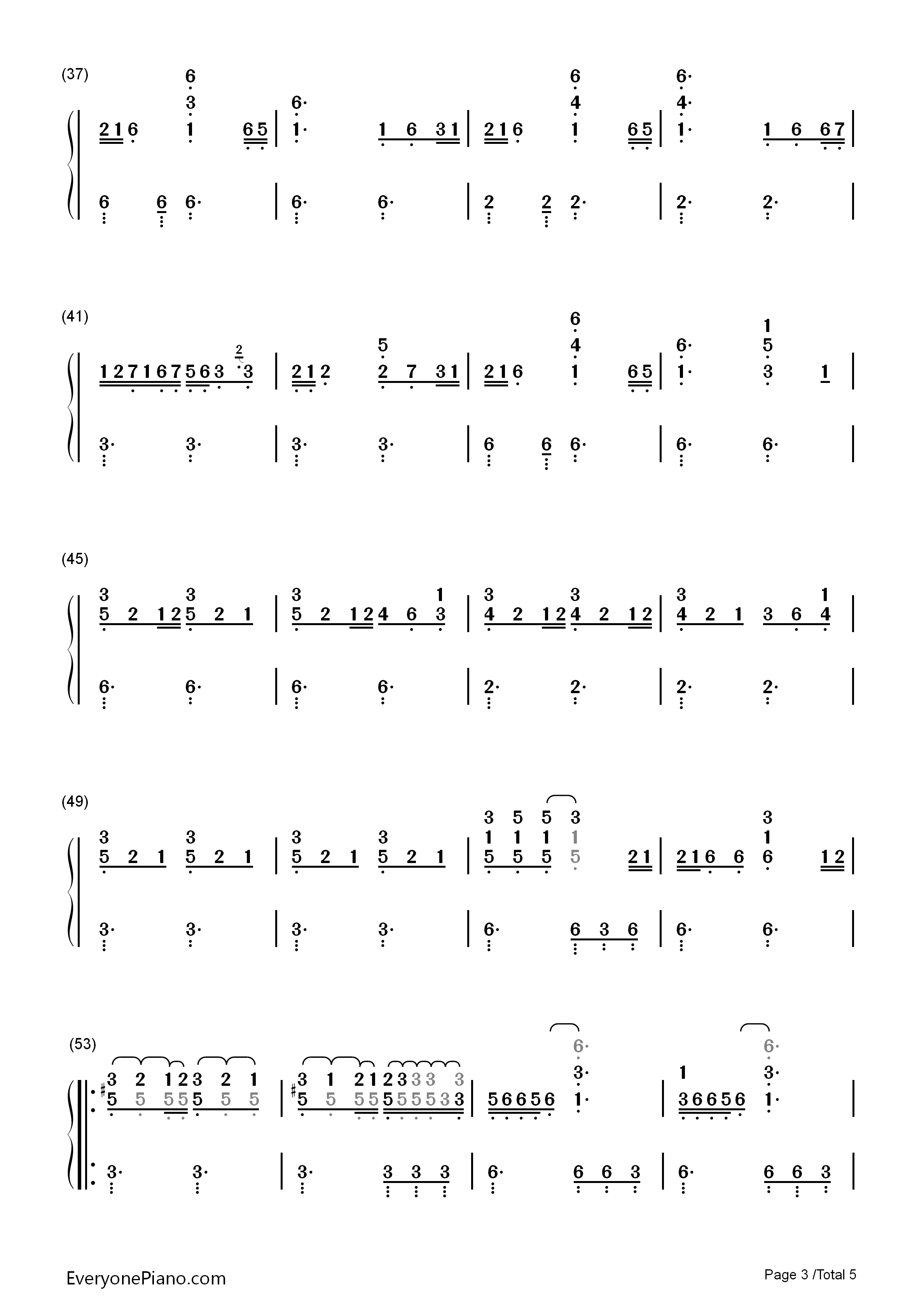When_You_Really_Love_Someone钢琴简谱_Alicia_Keys演唱