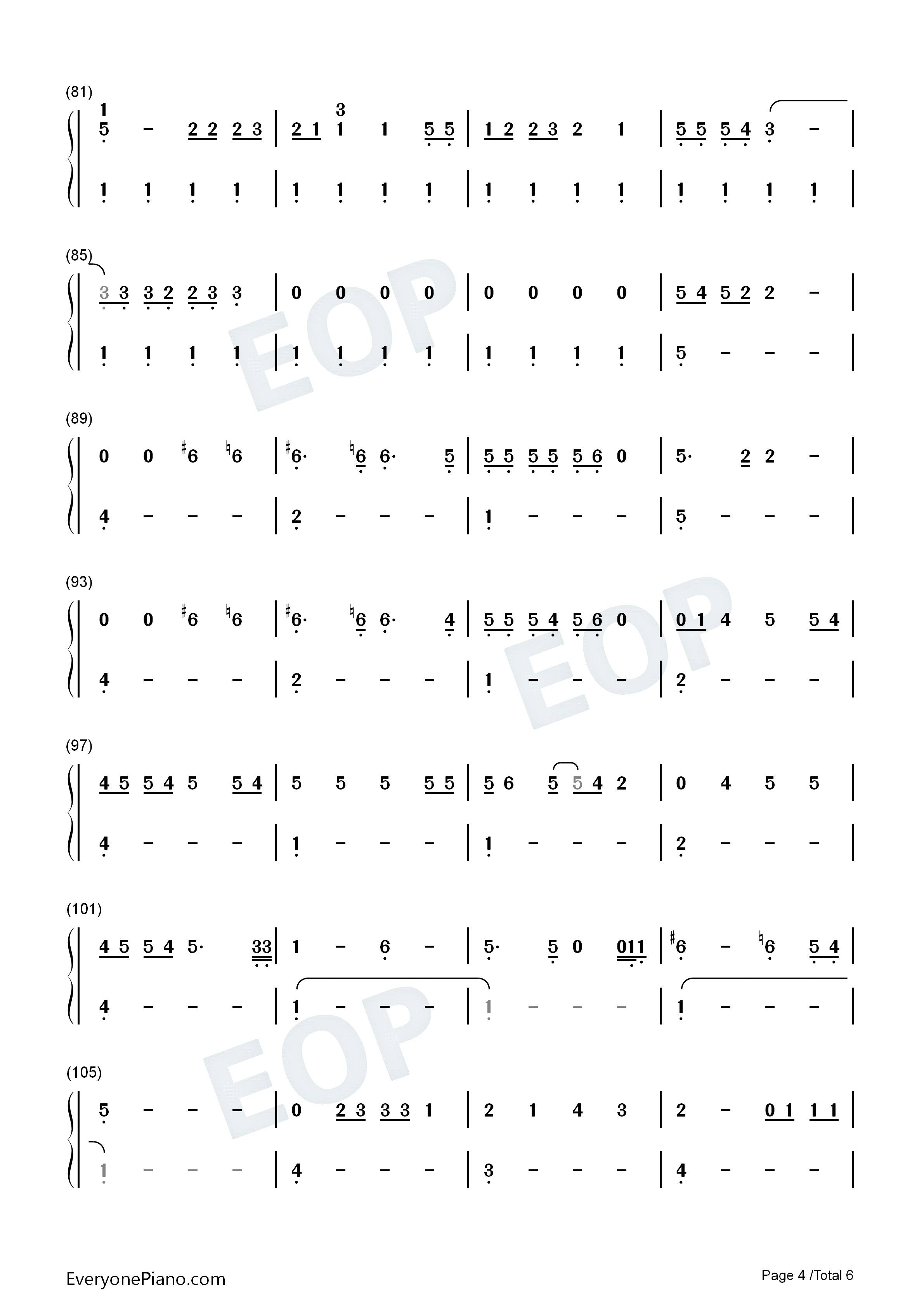 Happiness钢琴简谱_Taylor_Swift演唱