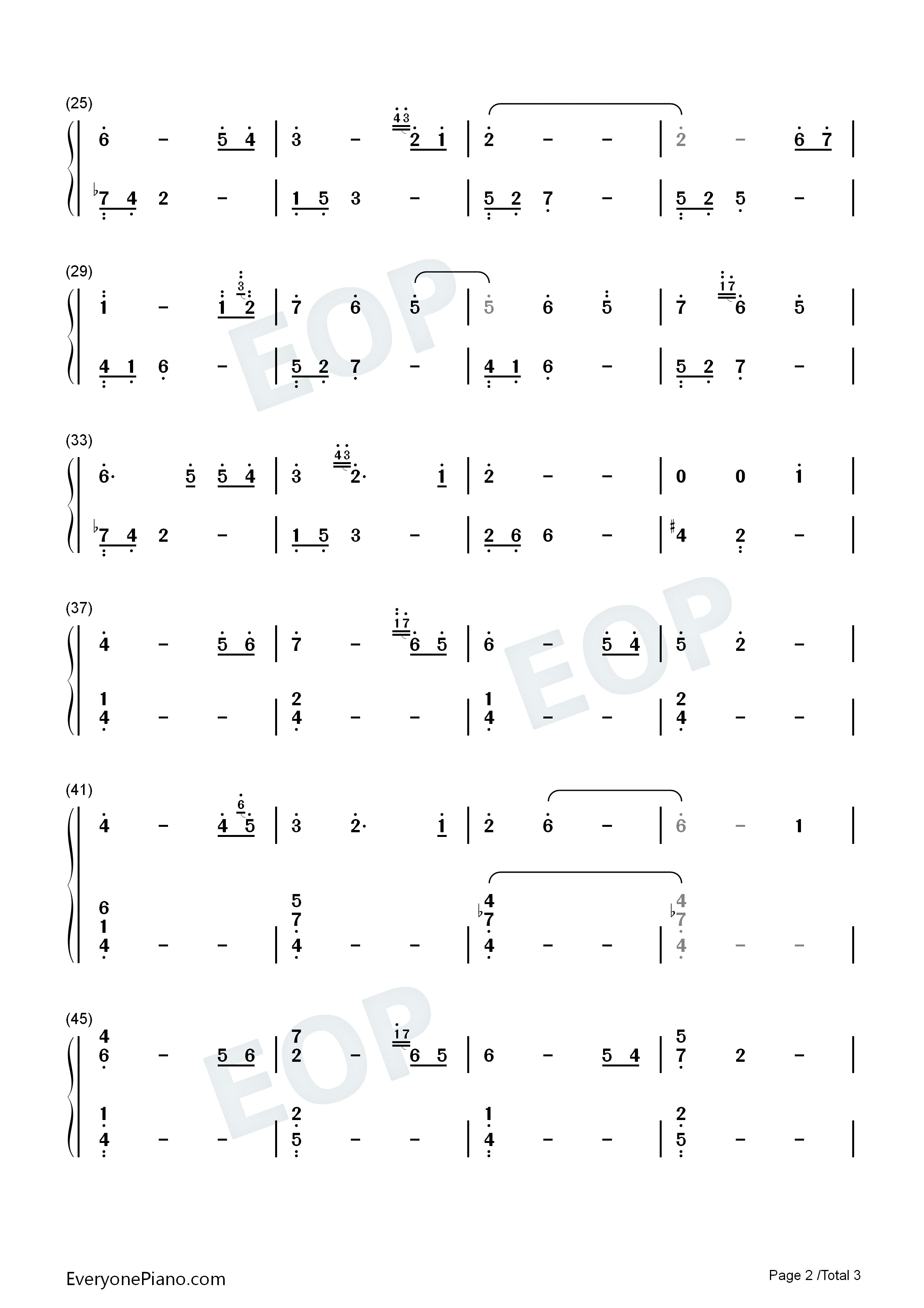 原神主题曲钢琴简谱_陈致逸演唱