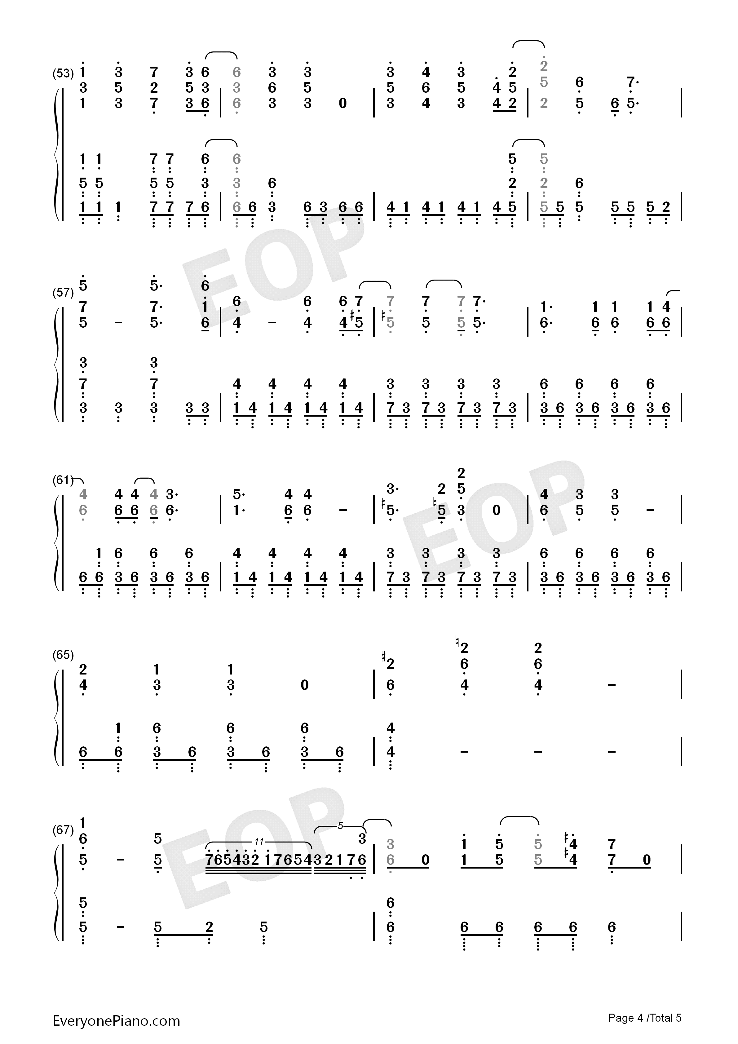 Black_Rover钢琴简谱_Bickeblanka演唱