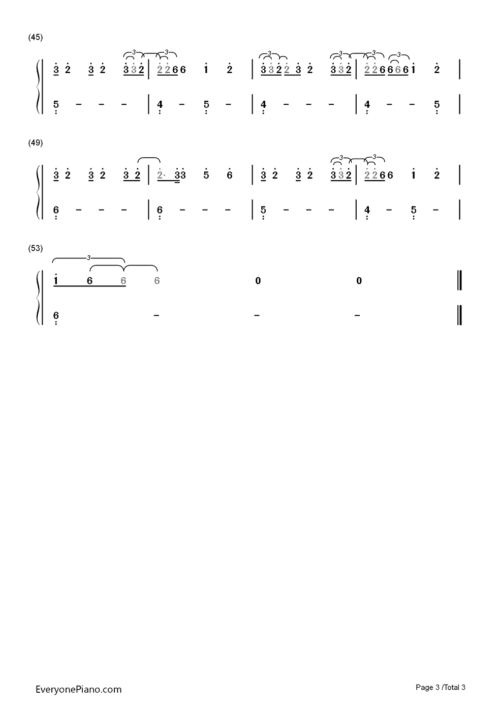 I_Want钢琴简谱_One_Direction演唱