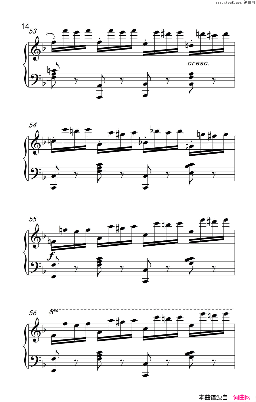 第七级2.练习曲中央音乐学院钢琴业余考级教程7_9级第七级2.练习曲中央音乐学院_钢琴业余考级教程_7_9级简谱