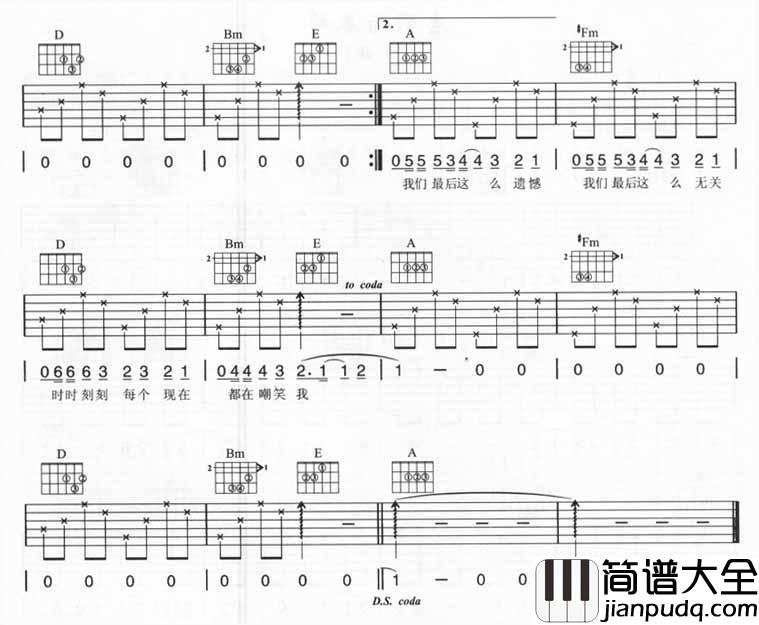我们（时时刻刻）吉他谱__五月天